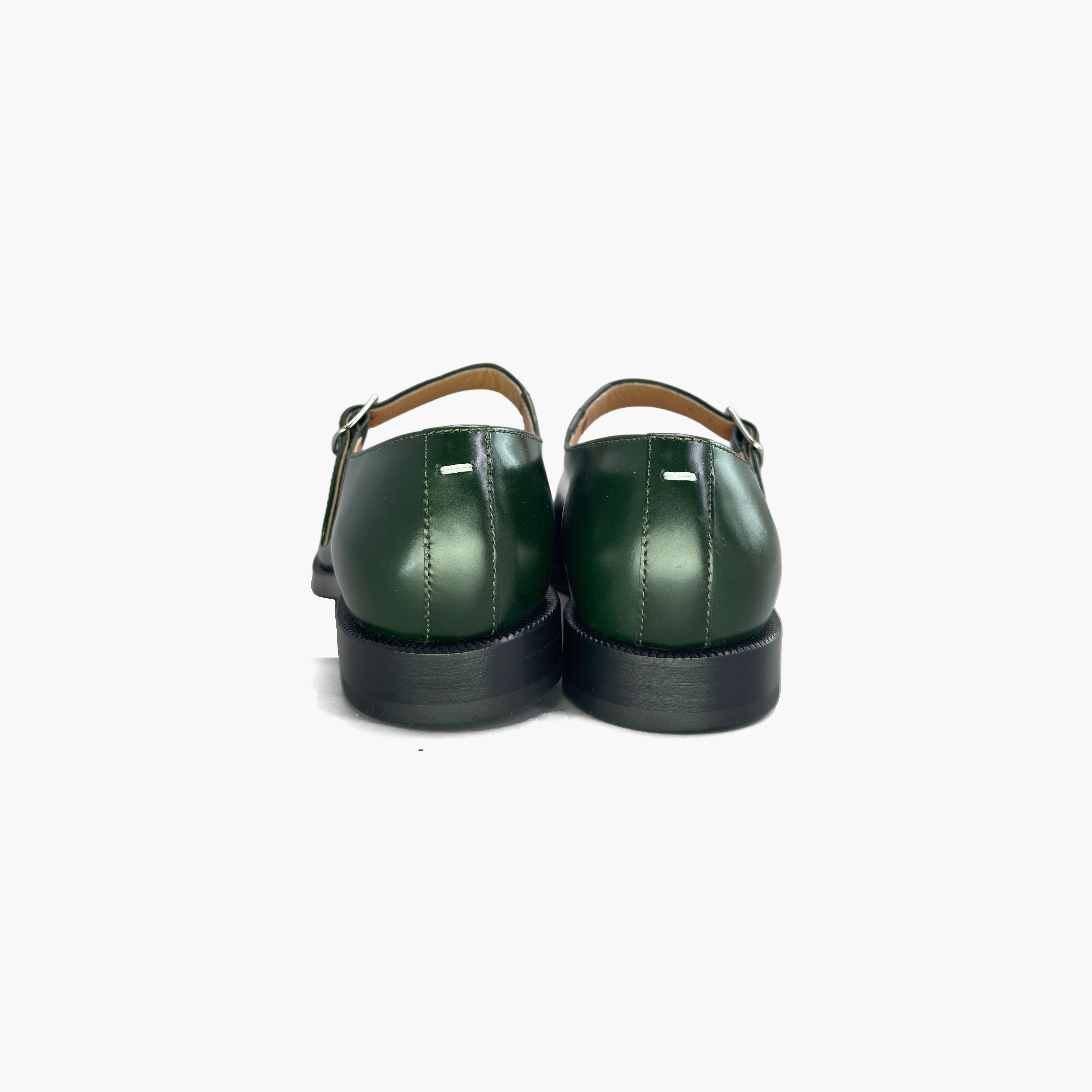 Maison Margiela Maison Margiela Green Tabi Mary Jane Flats Size 36 Size US 6 / IT 36 - 6 Thumbnail