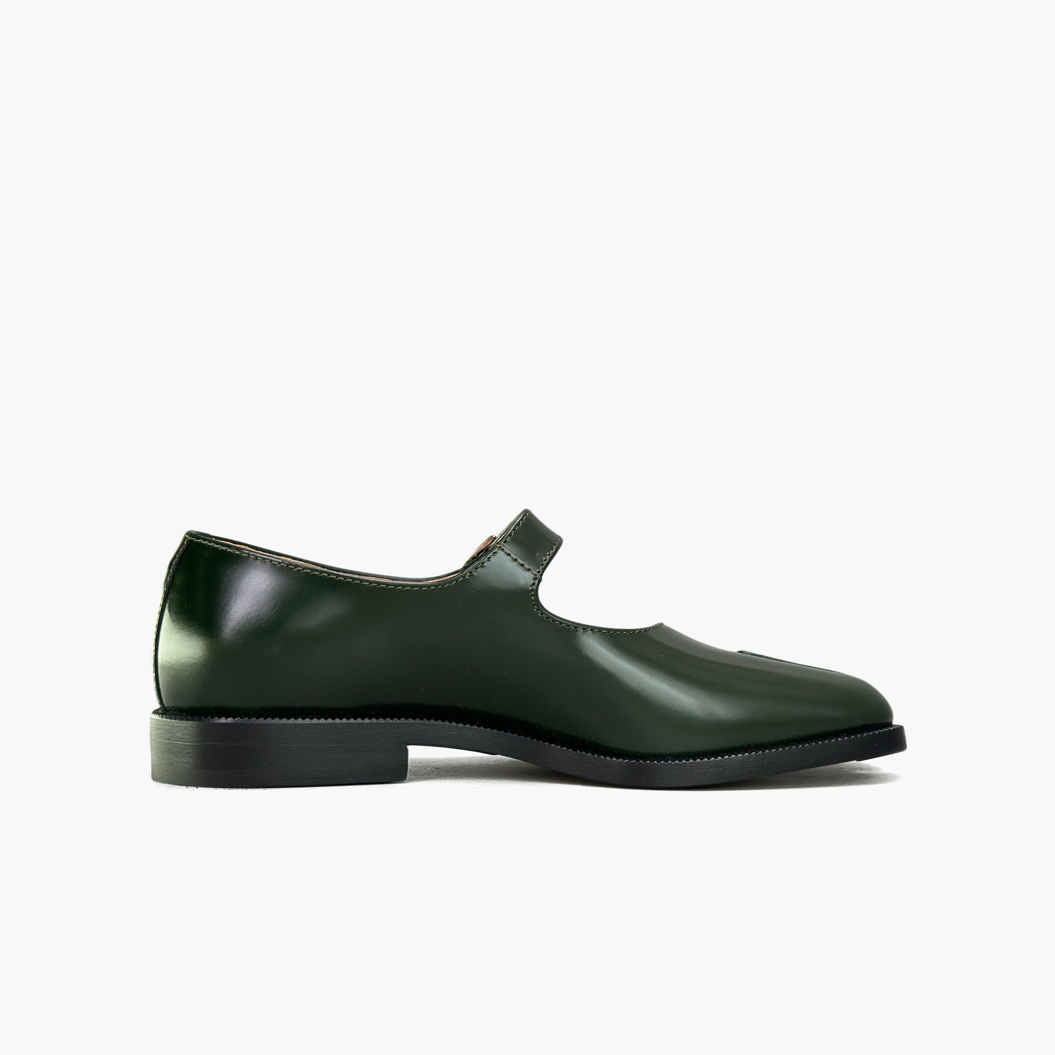 Maison Margiela Maison Margiela Green Tabi Mary Jane Flats Size 36 Size US 6 / IT 36 - 2 Thumbnail