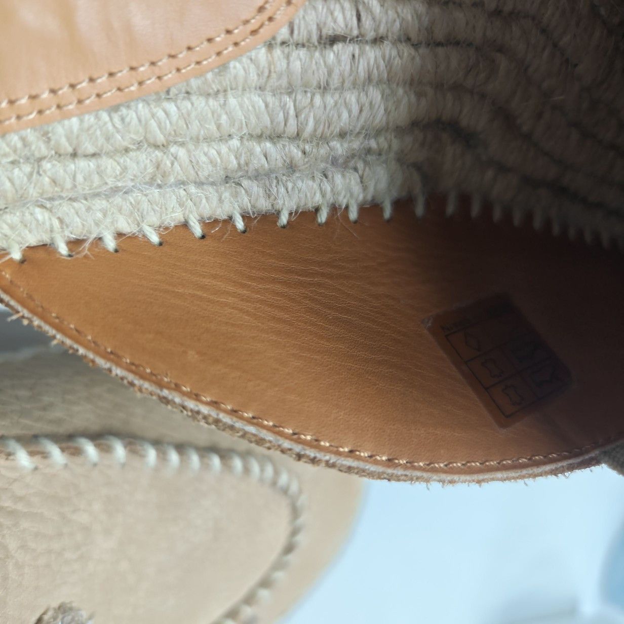 Maison Margiela Maison Margiela Beige Leather Espadrille Mules Size 43 Size US 10 / EU 43 - 10 Thumbnail