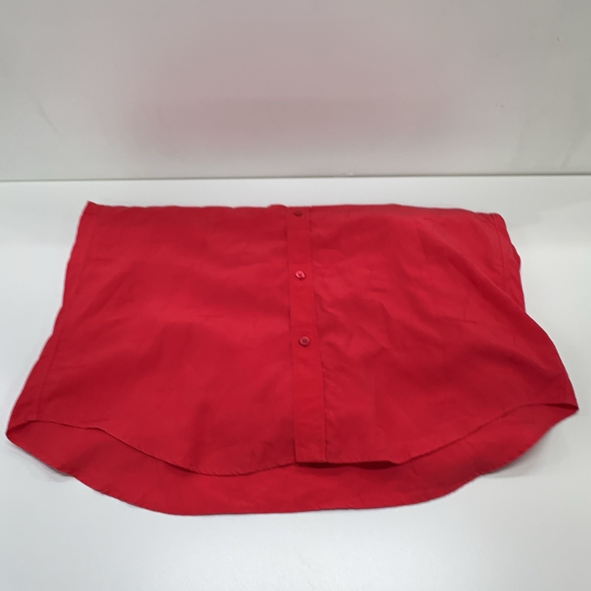 Balenciaga Balenciaga Red Long Sleeve Button Up Shirt Size 34 Size XS / US 0-2 / IT 36-38 - 8 Thumbnail