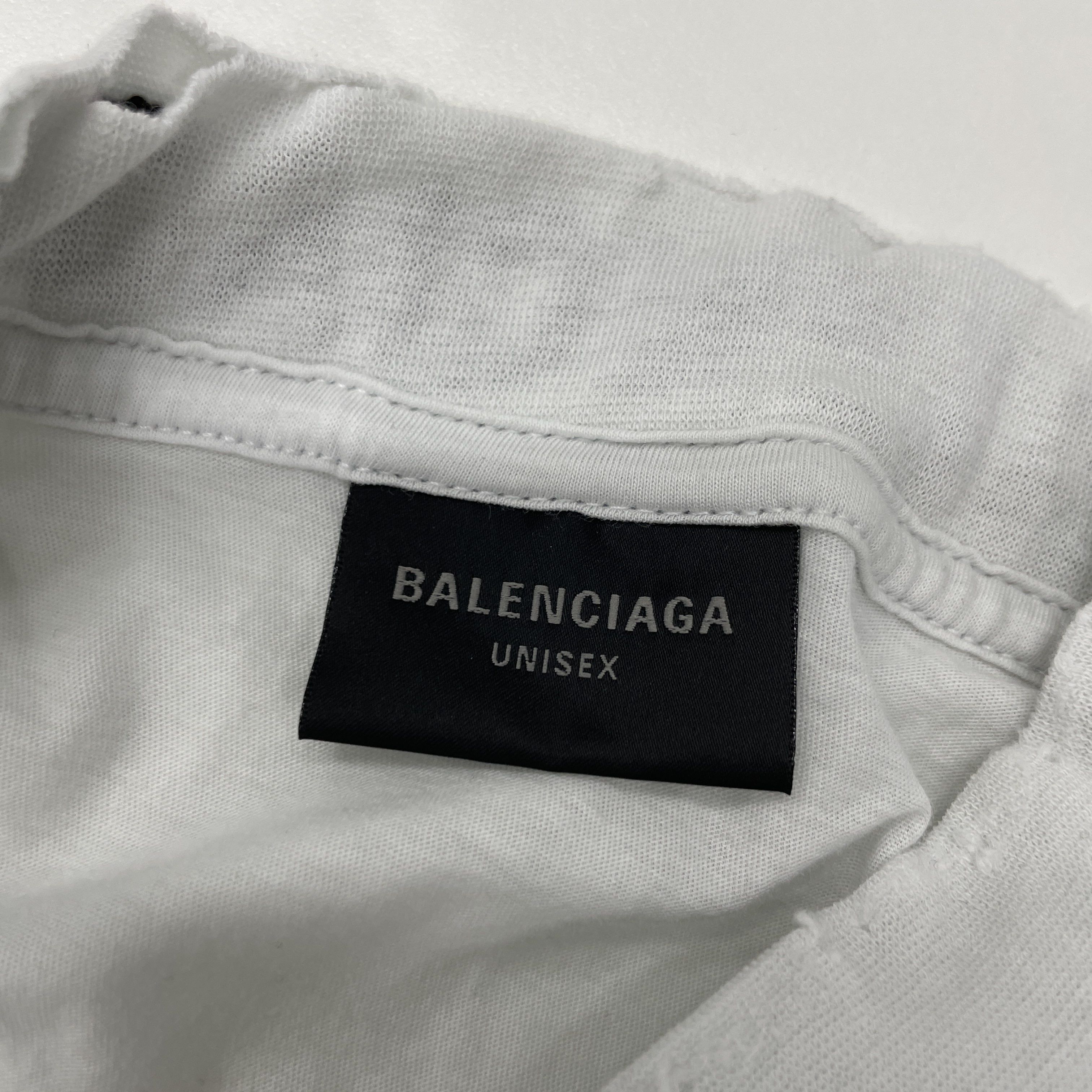 Balenciaga Balenciaga Logo Print T-Shirt Size XXL Size US XXL / EU 58 / 5 - 3 Thumbnail