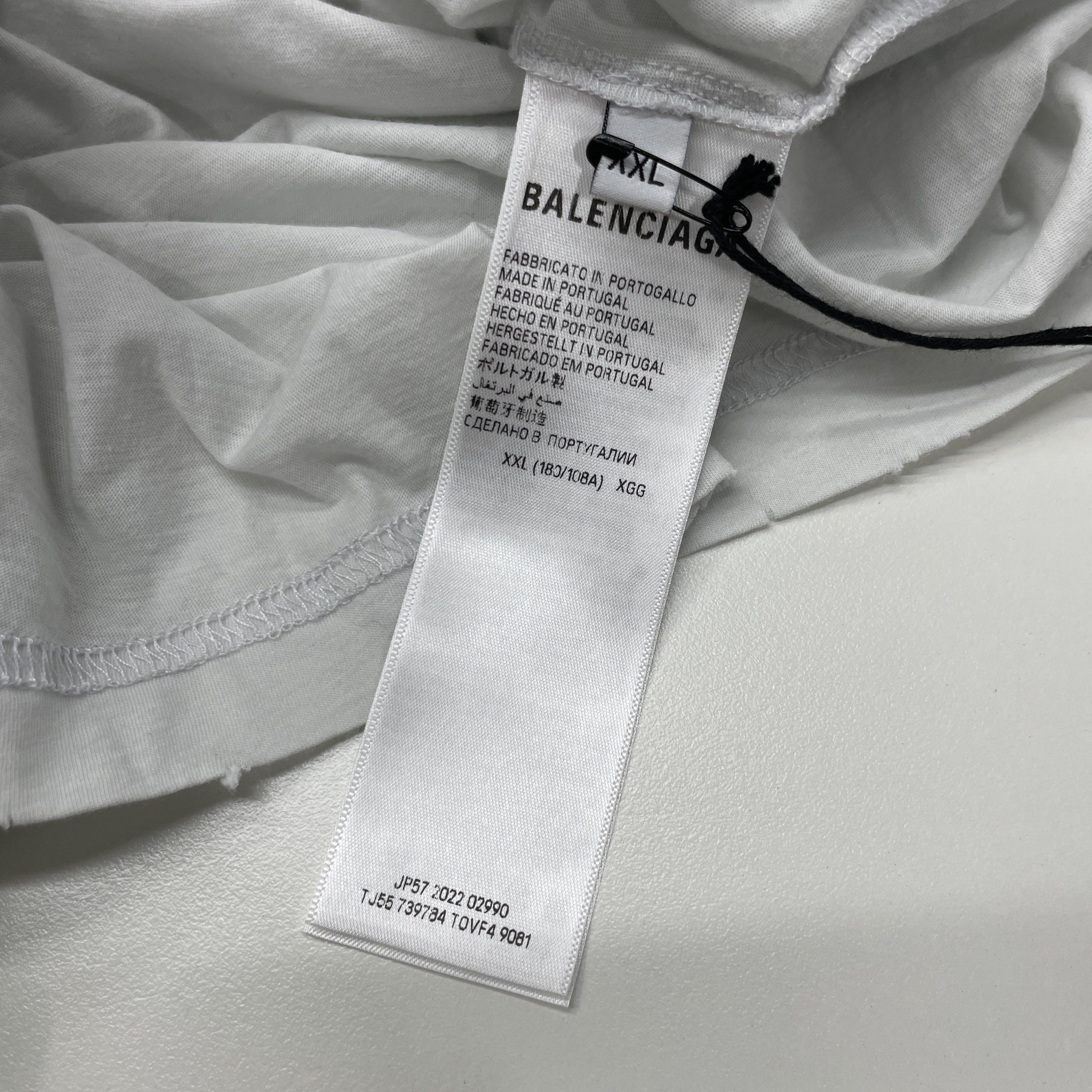 Balenciaga Balenciaga Logo Print T-Shirt Size XXL Size US XXL / EU 58 / 5 - 4 Thumbnail
