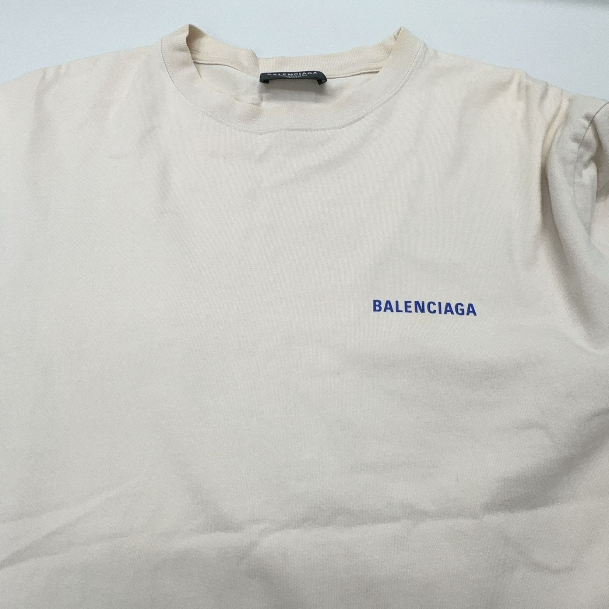 Balenciaga Balenciaga Logo Print T-Shirt Size S Size US S / EU 44-46 / 1 - 7 Thumbnail