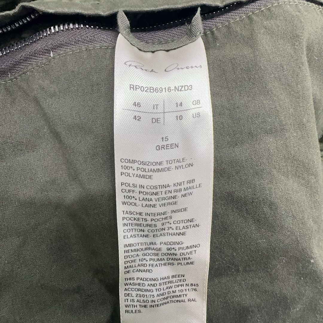 Rick Owens Rick Owens Hooded Down Jacket Size 46 Size L / US 10 / IT 46 - 3 Thumbnail