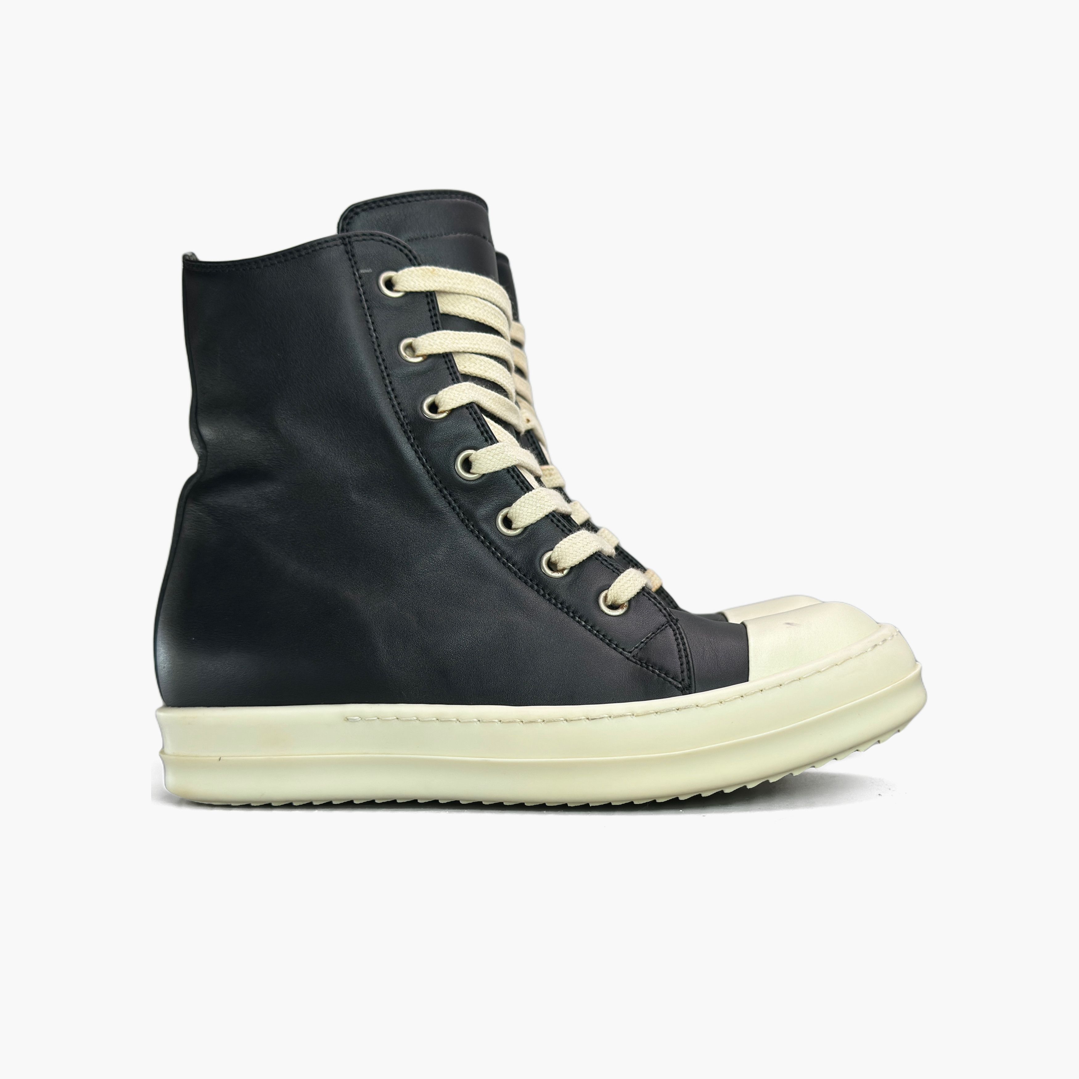 Rick Owens Rick Owens Leather High Top Sneakers Size 36 Size US 6 / IT 36 - 4 Thumbnail