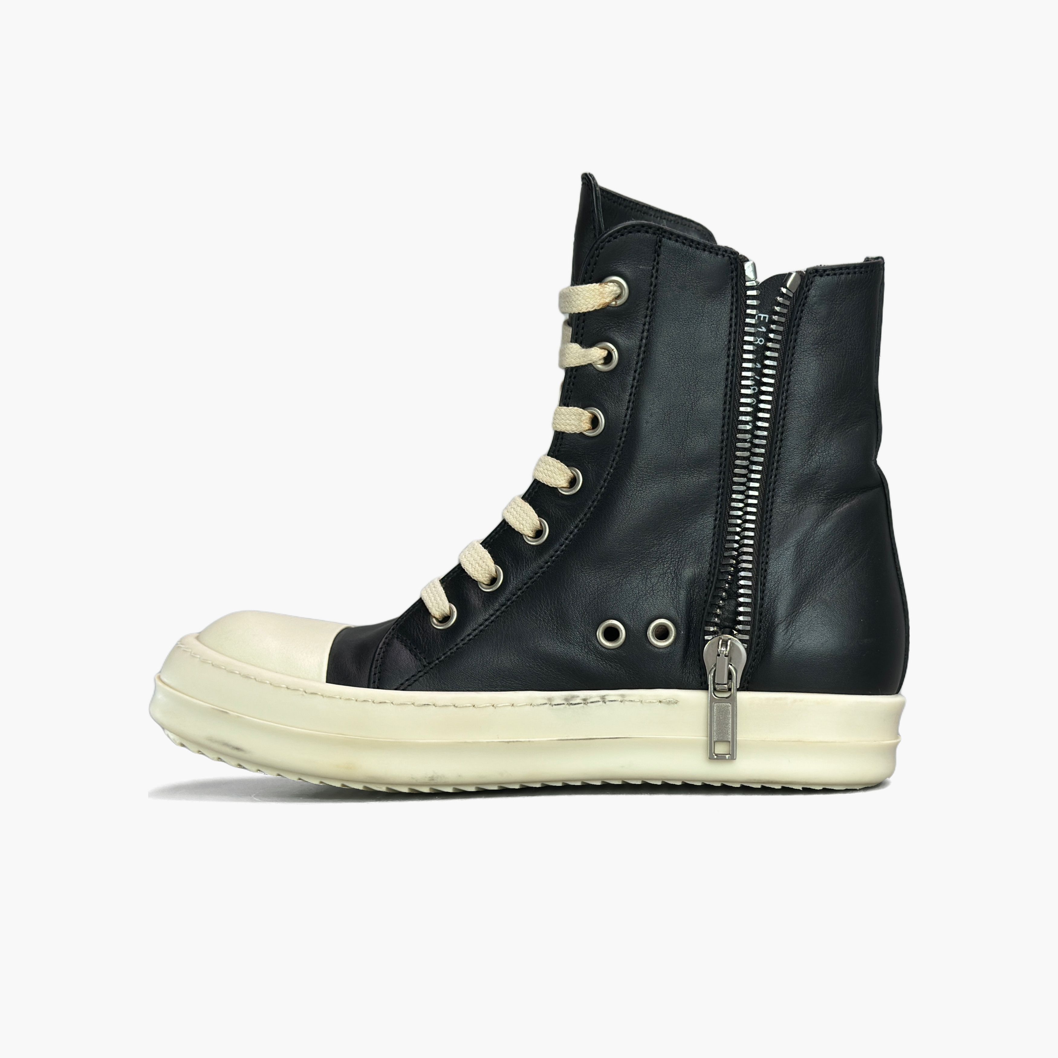 Rick Owens Rick Owens Leather High Top Sneakers Size 36 Size US 6 / IT 36 - 3 Thumbnail
