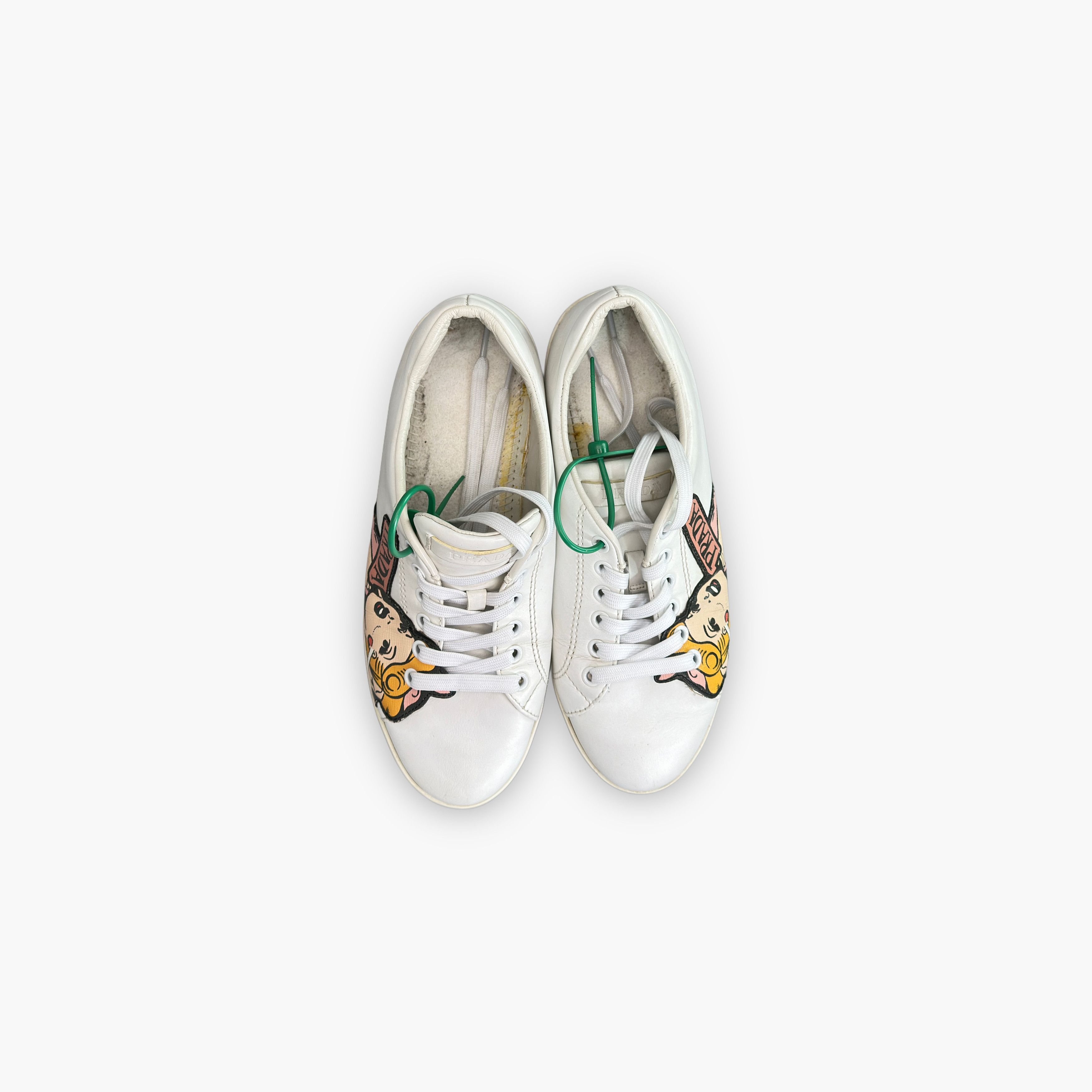 Prada Prada Comic Patch Low-Top Sneakers Size 38 Size US 8 / IT 38 - 9 Thumbnail