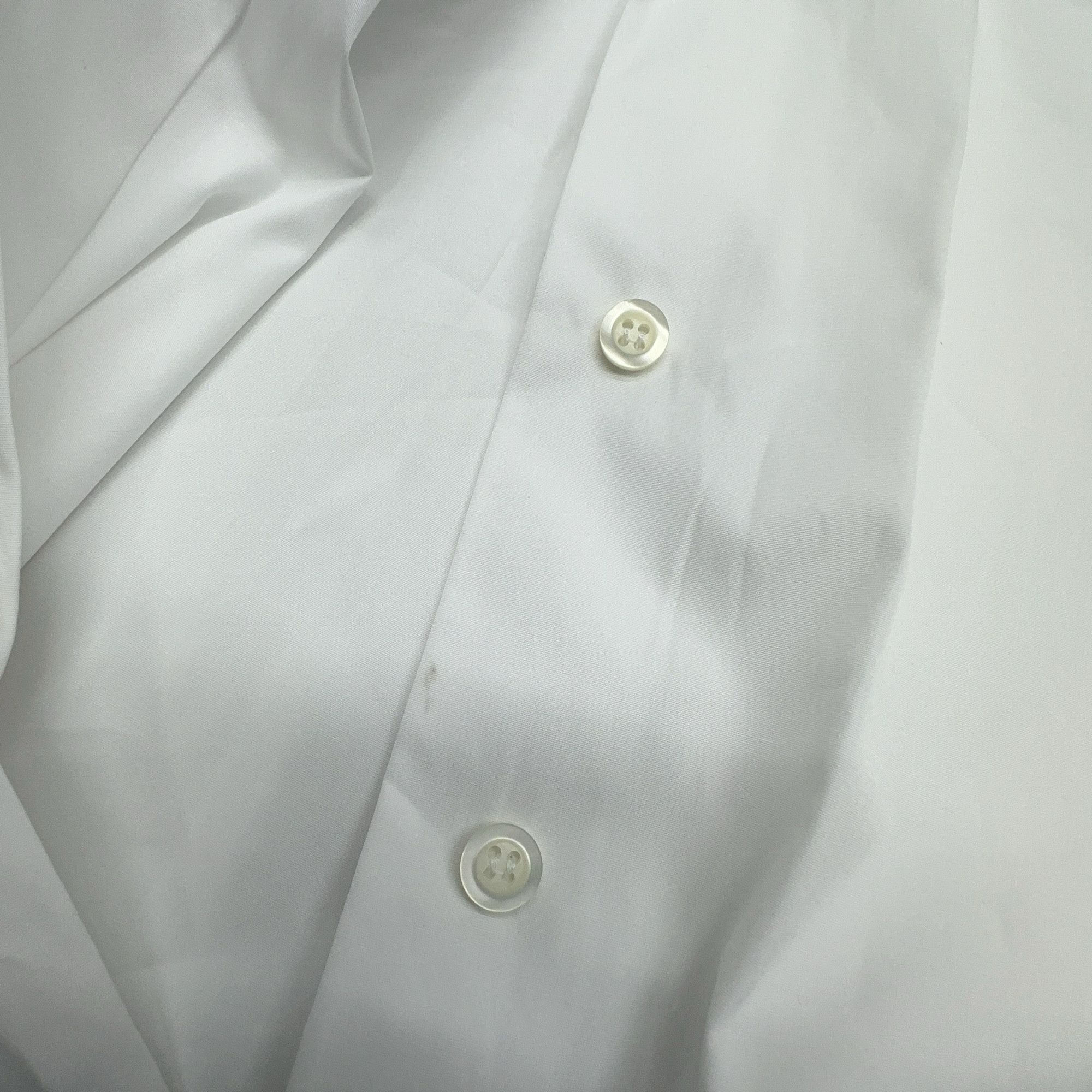 Prada Prada White Poplin Tie-Detail Shirt Size S Size US S / EU 44-46 / 1 - 7 Thumbnail