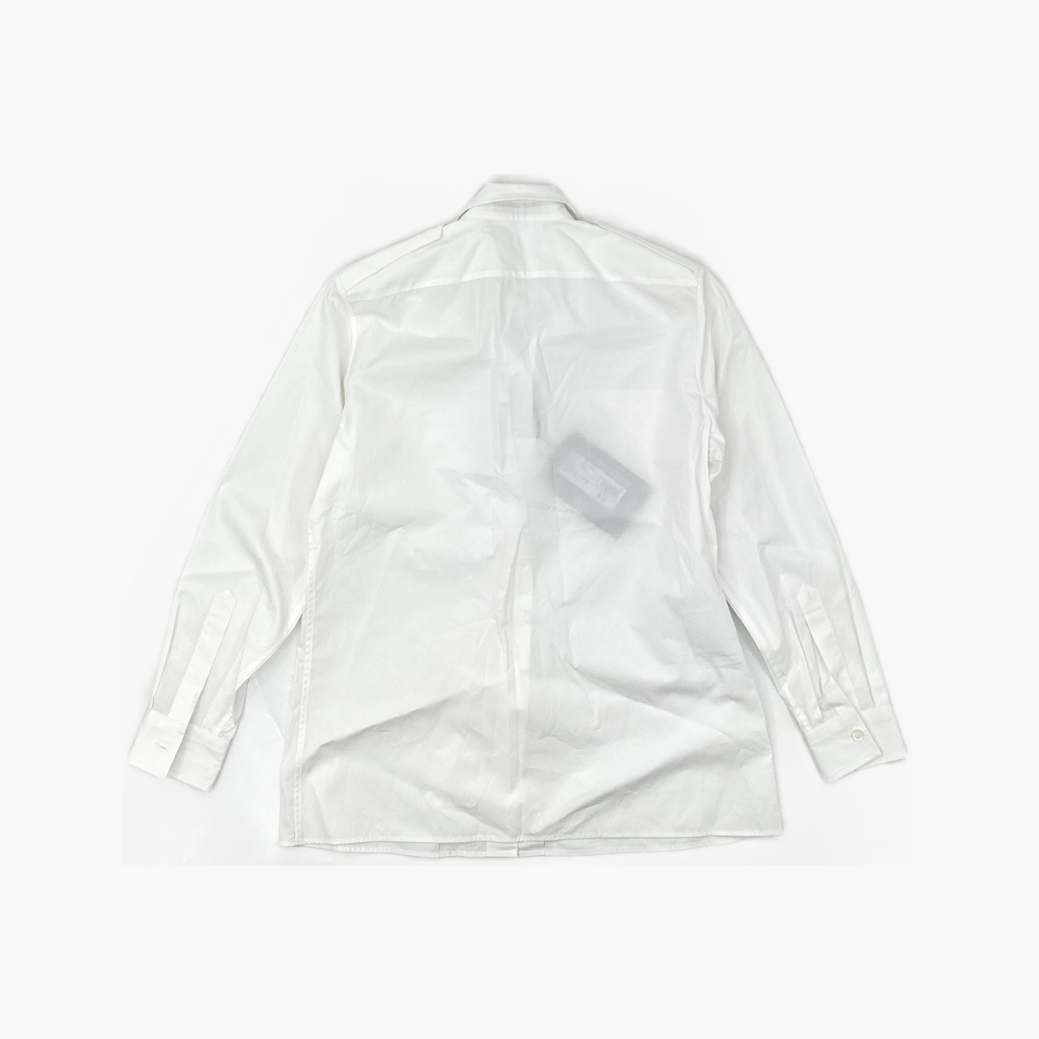 Prada Prada White Poplin Tie-Detail Shirt Size S Size US S / EU 44-46 / 1 - 2 Thumbnail