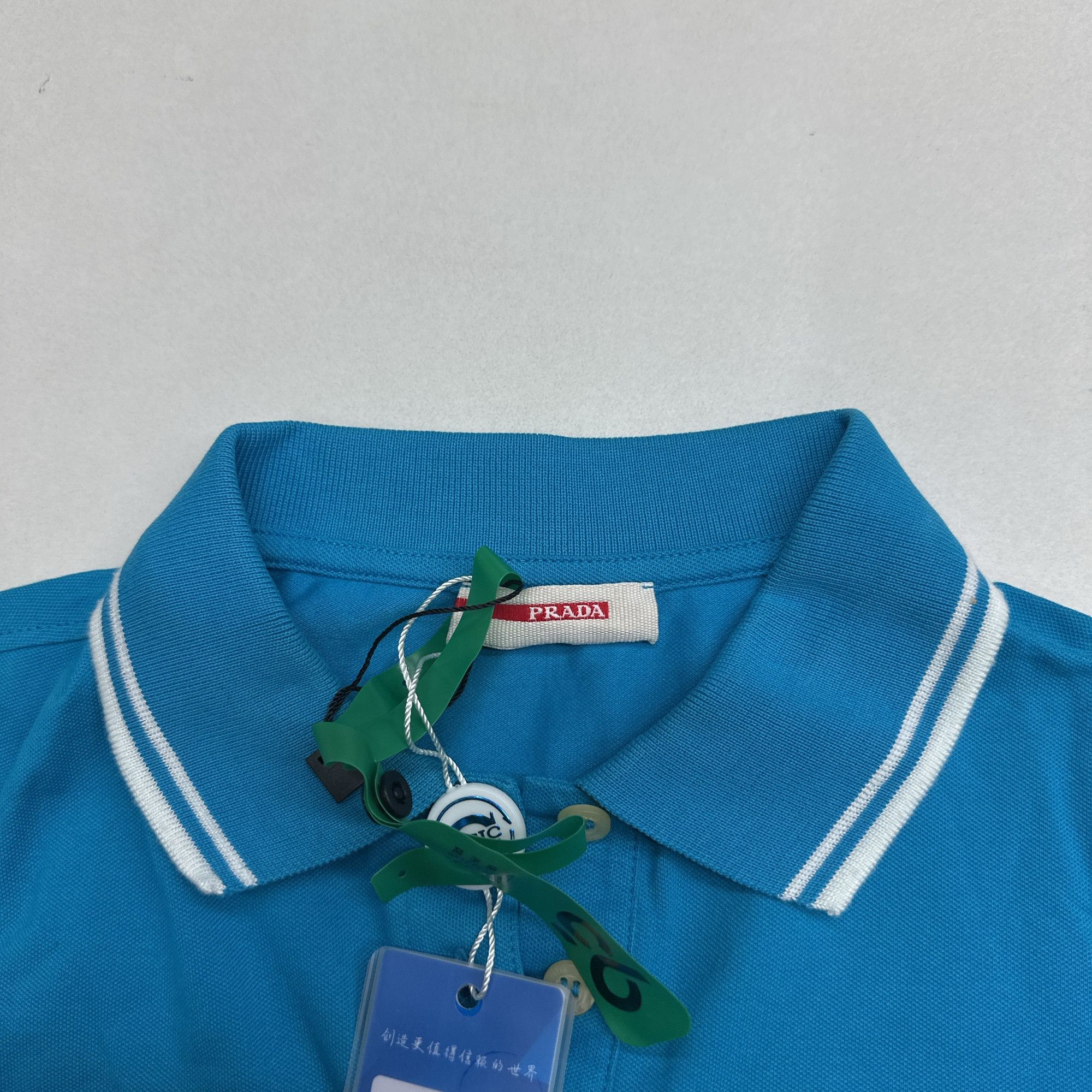 Prada Prada Blue Polo Shirt Size XS Size US XS / EU 42 / 0 - 3 Thumbnail