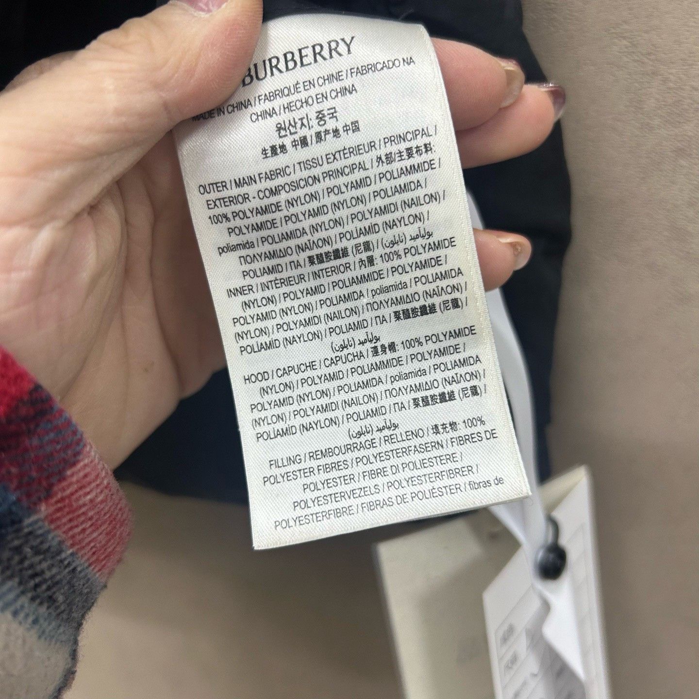 Burberry Burberry Reversible Plaid Down Jacket Size L Size US L / EU 52-54 / 3 - 7 Thumbnail