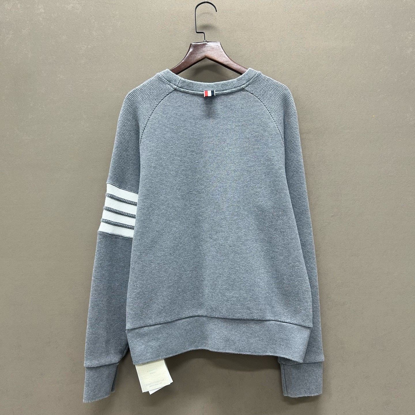 Thom Browne Thom Browne Waffle Knit Sweatshirt Size 2 Size US M / EU 48-50 / 2 - 3 Thumbnail