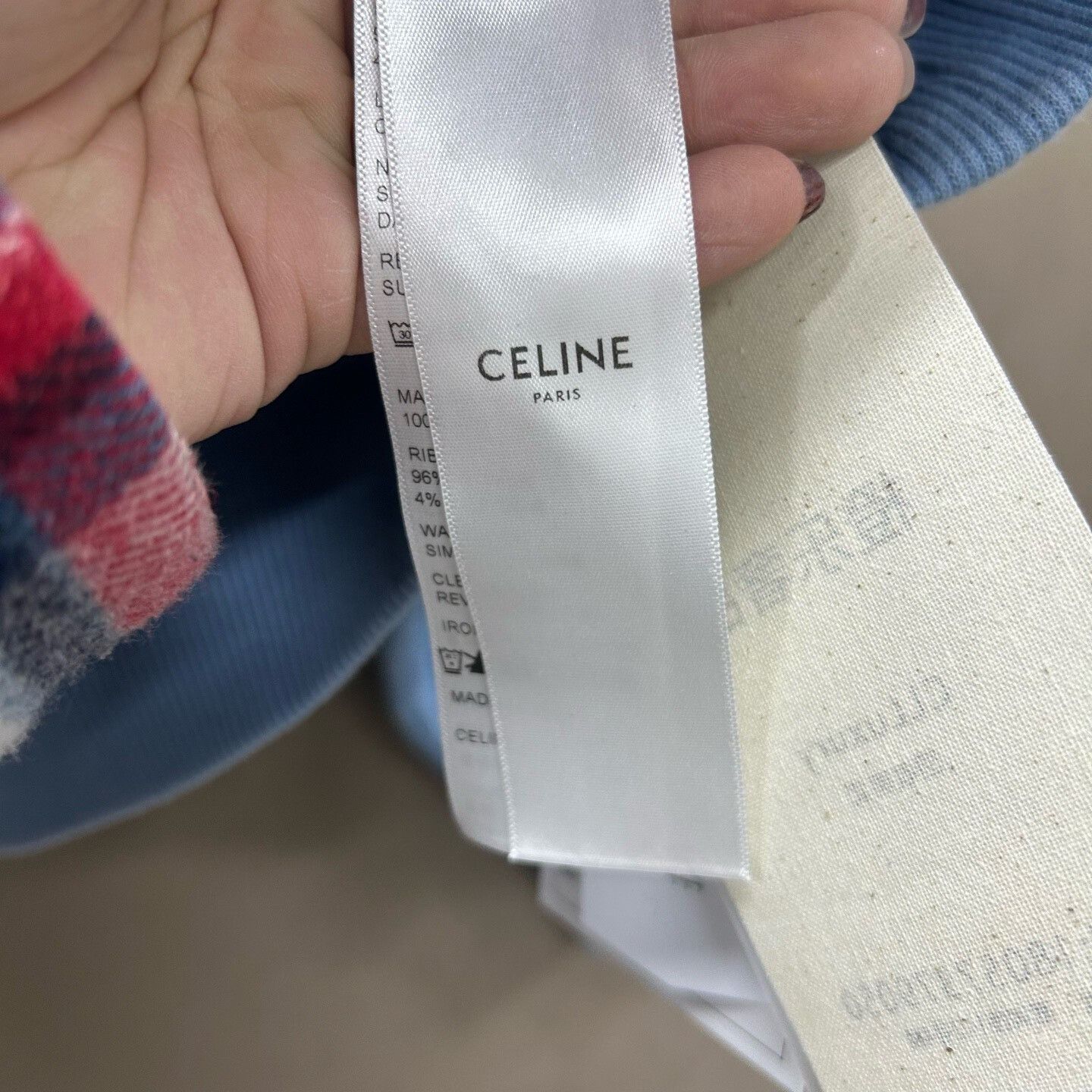 Celine Celine Triomphe Logo Sweatshirt Size S Size S / US 4 / IT 40 - 5 Thumbnail