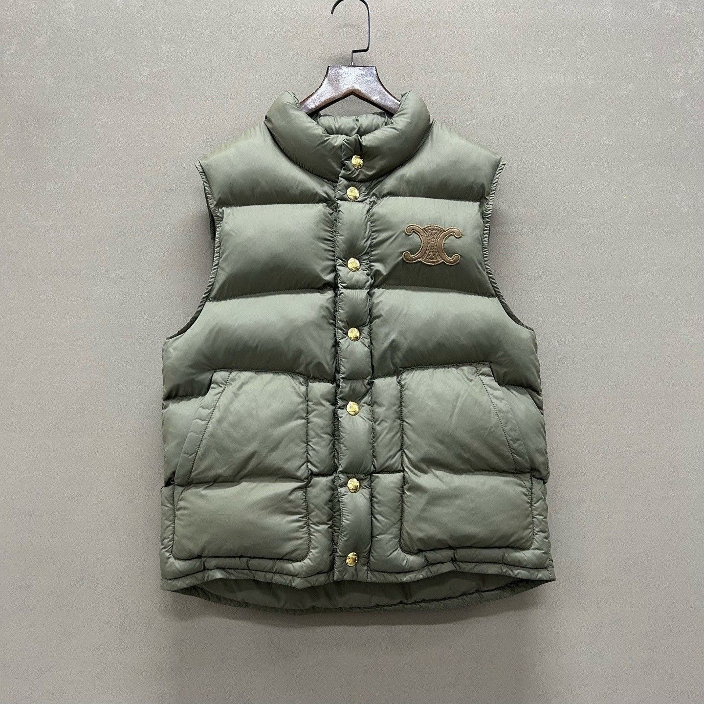 Celine Celine Triomphe Puffer Vest Size 36 Size XS / US 0-2 / IT 36-38 - 2 Thumbnail