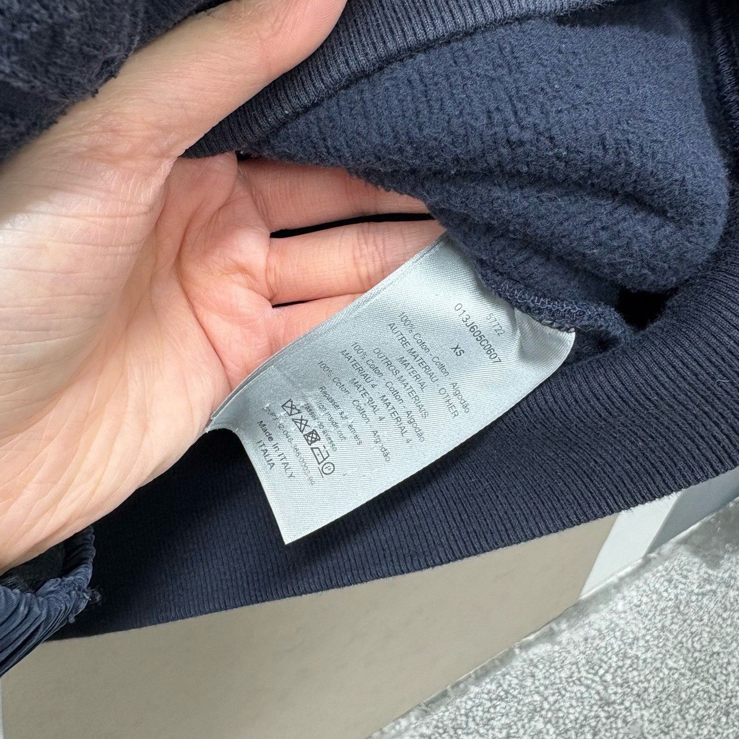Dior Dior Oblique Terry Hoodie Size XS Size US XS / EU 42 / 0 - 5 Thumbnail