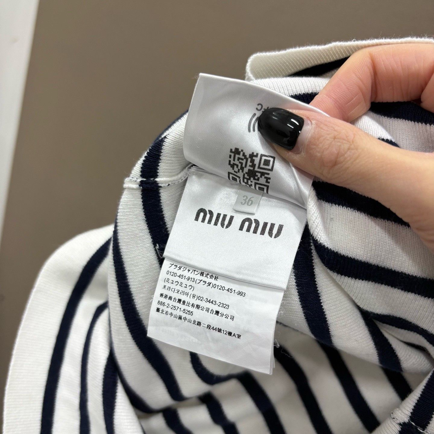 Miu Miu Miu Miu Striped Knit Mini Dress Size 36 Size XS / US 0-2 / IT 36-38 - 5 Thumbnail