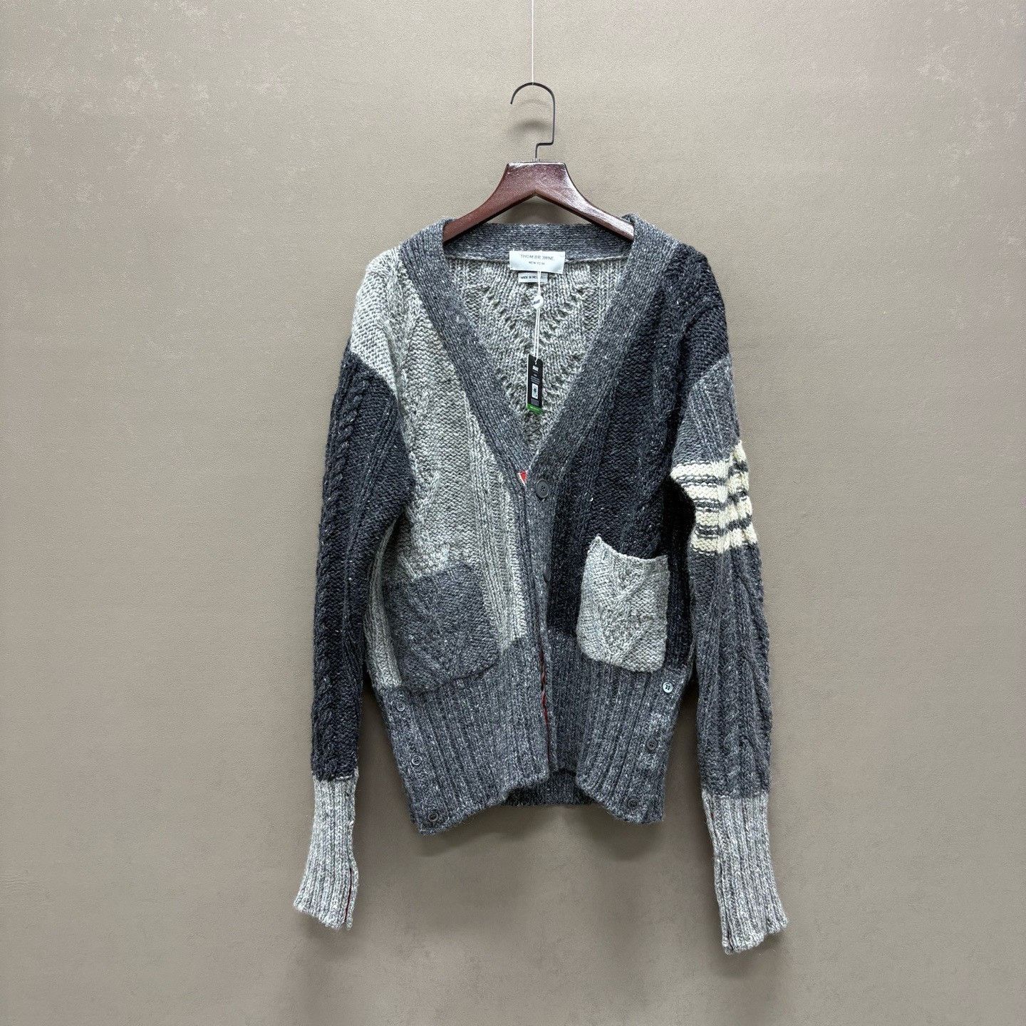 Thom Browne Thom Browne Cable Knit Cardigan Size 1 Size US S / EU 44-46 / 1 - 2 Thumbnail