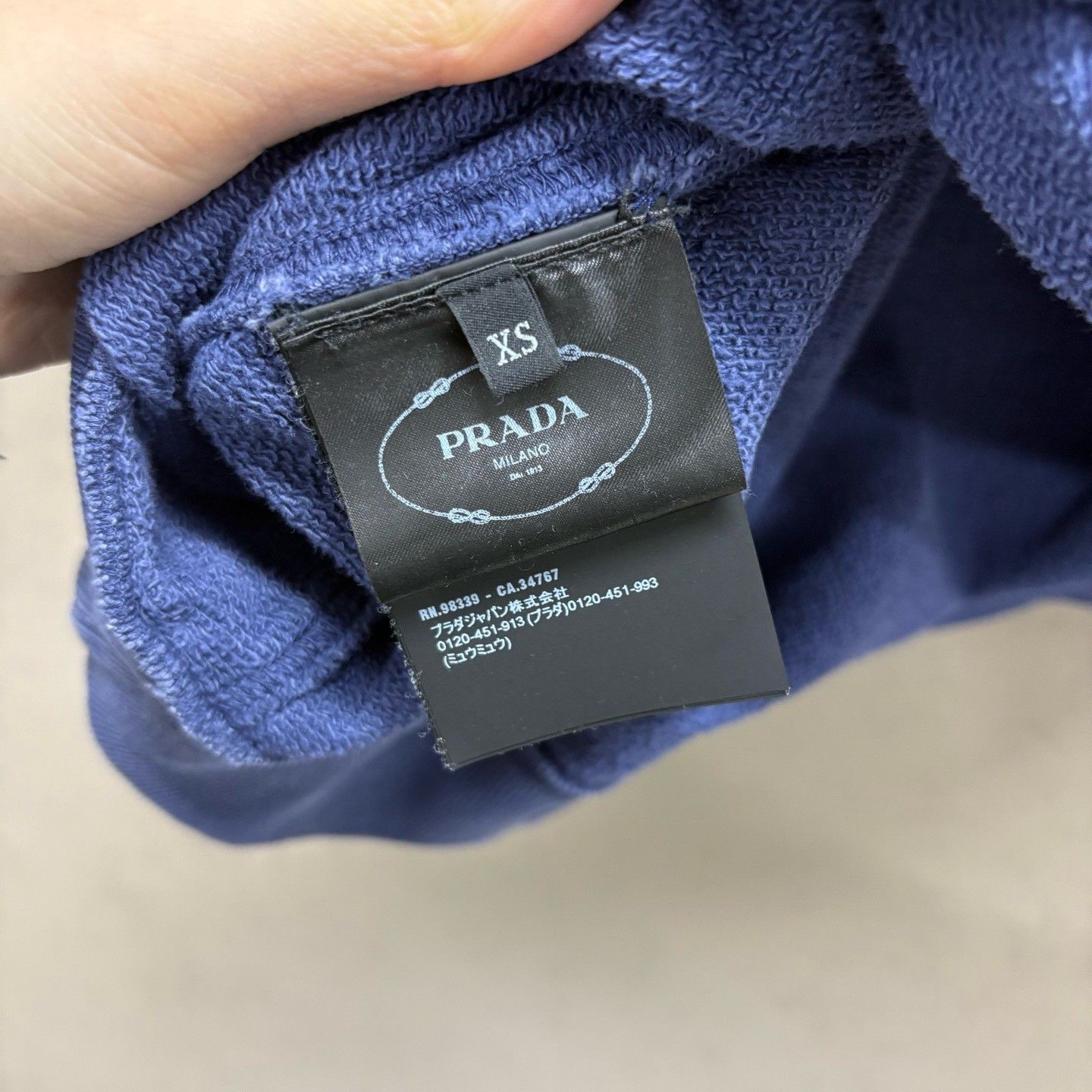 Prada Prada Logo Sweatshirt Size XS Size US XS / EU 42 / 0 - 6 Thumbnail