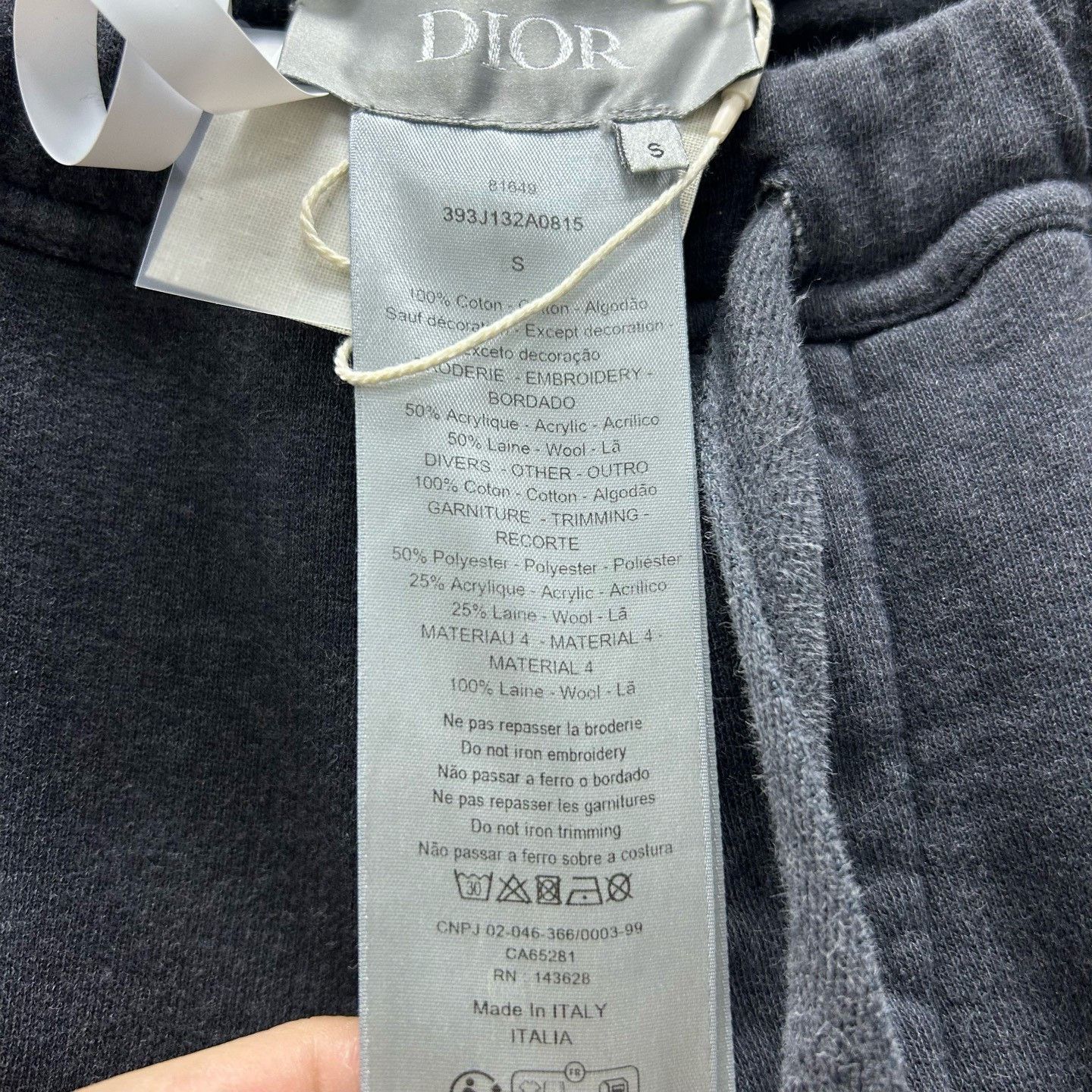 Dior Dior x Denim Tears Embroidery Sweatpants Size S Size US 30 / EU 46 - 5 Thumbnail