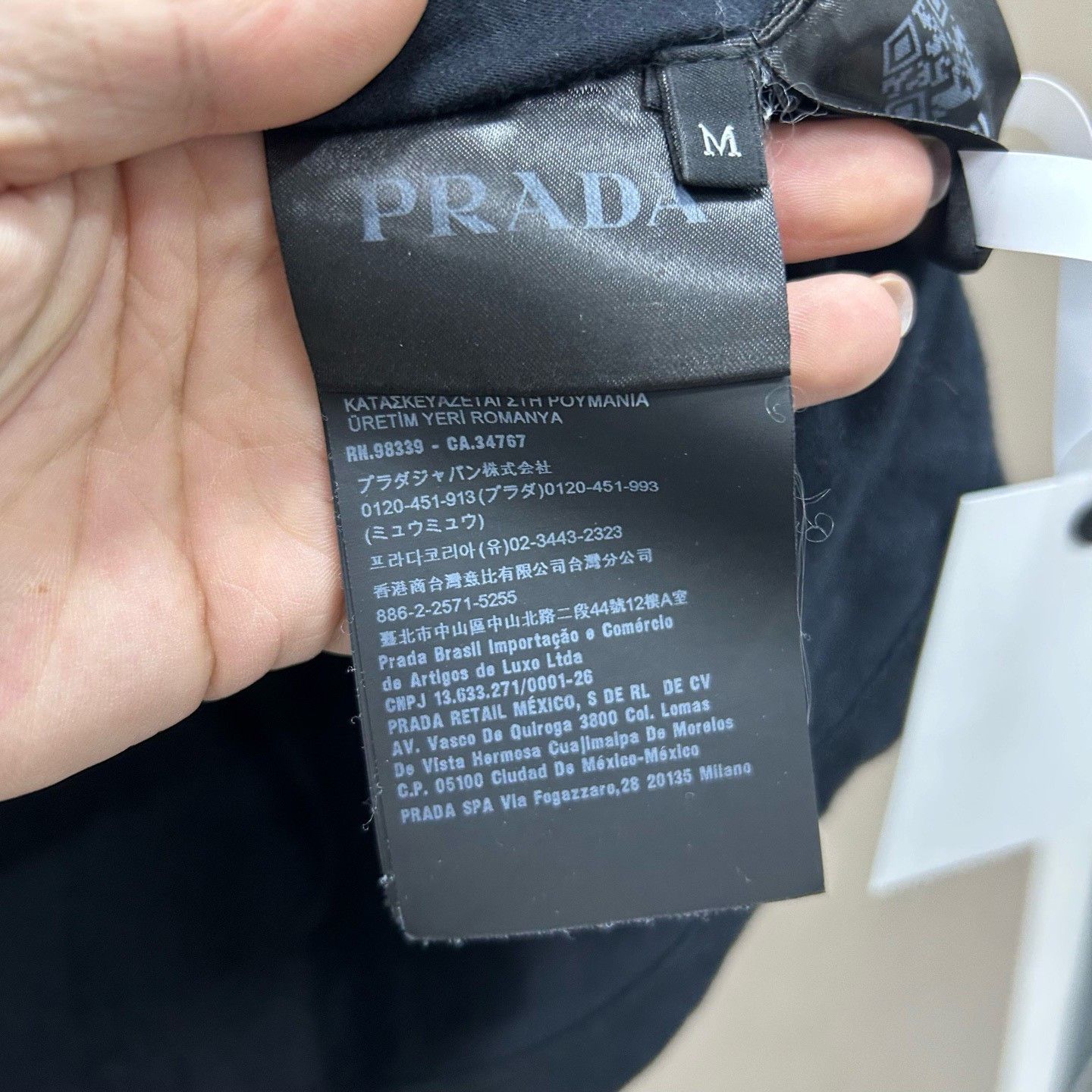 Prada Prada Nylon Pouch Short Sleeve T-Shirt Size M Size US M / EU 48-50 / 2 - 6 Thumbnail
