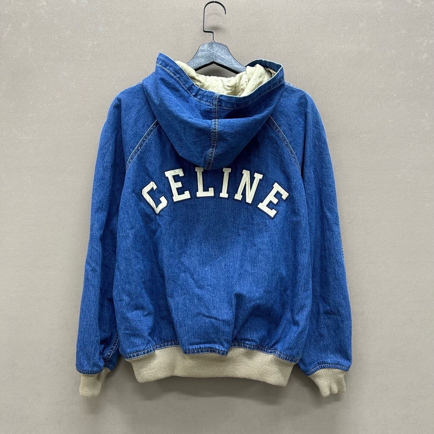 Celine Celine Embroidered Logo Denim Jacket Size XS Size US XS / EU 42 / 0 - 3 Thumbnail