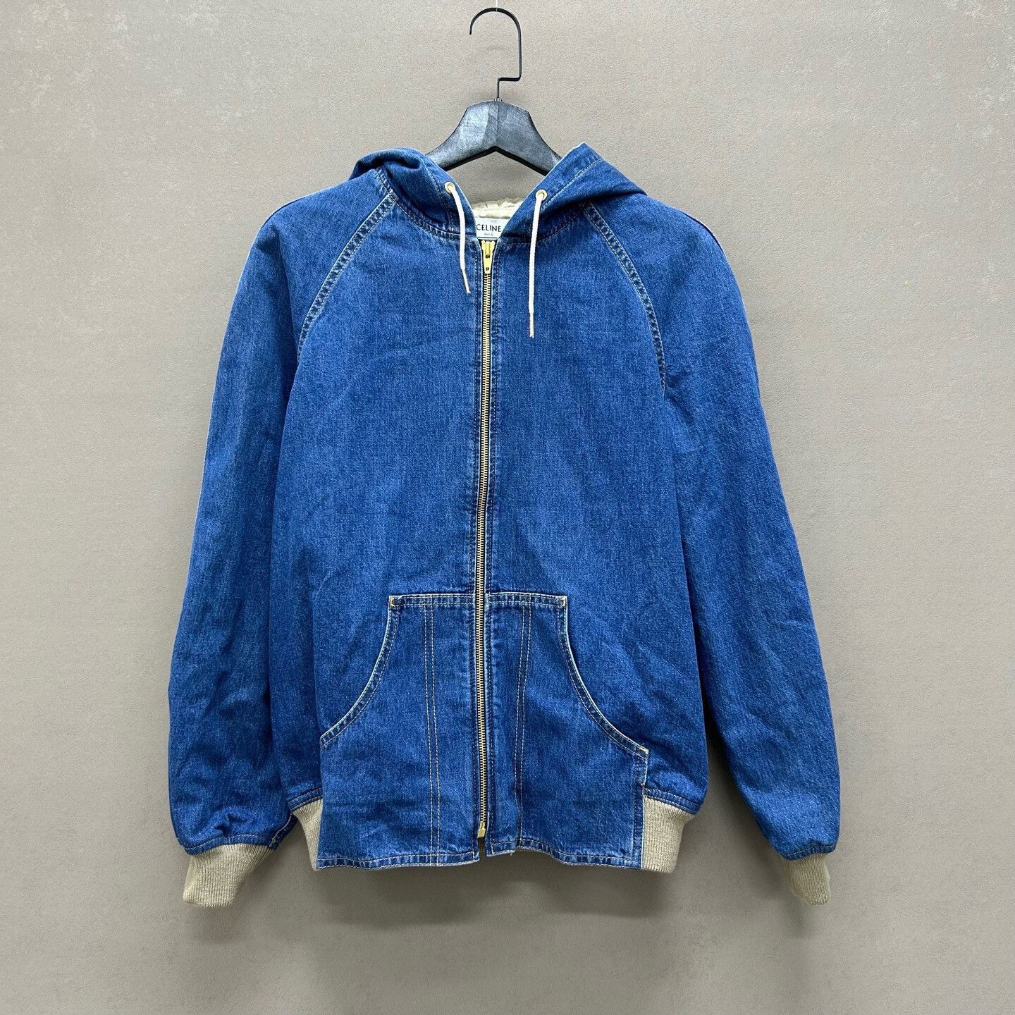 Celine Celine Embroidered Logo Denim Jacket Size XS Size US XS / EU 42 / 0 - 2 Thumbnail