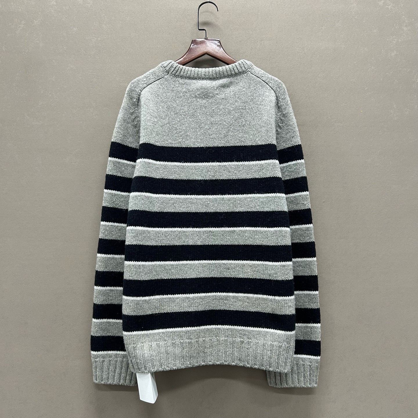 Celine CELINE Triomphe Striped Sweater Size L Size US L / EU 52-54 / 3 - 3 Thumbnail