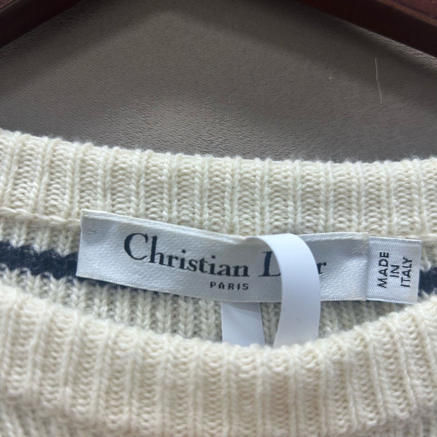 Christian Dior Monsieur Christian Dior Striped Star Logo Sweater Size 34 Size XS / US 0-2 / IT 36-38 - 4 Thumbnail