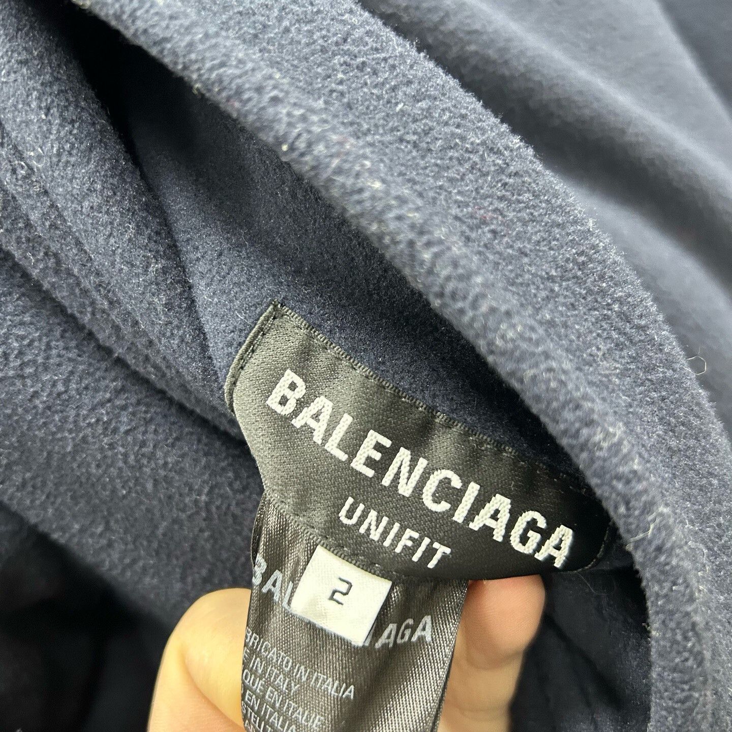 Balenciaga Balenciaga Reversible BB Fleece Jacket Size M Size US M / EU 48-50 / 2 - 6 Thumbnail
