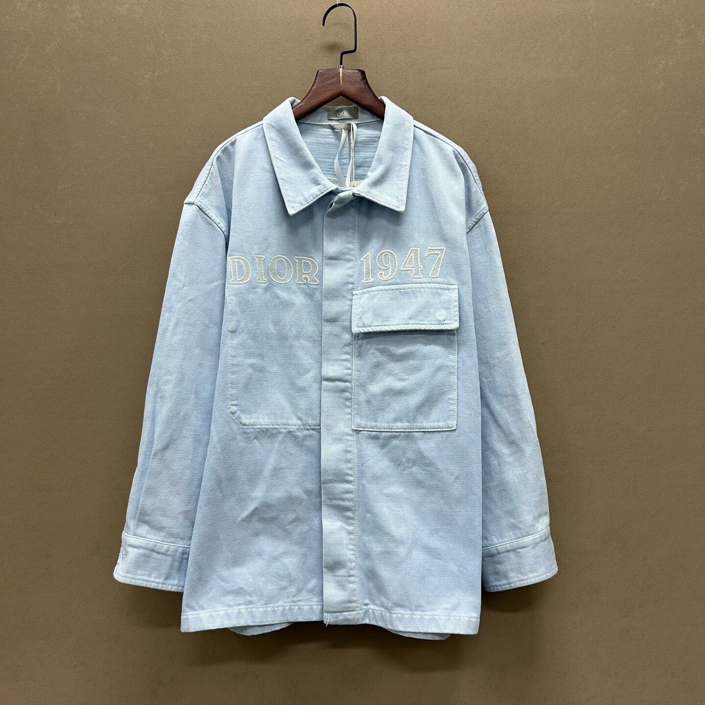 Dior Dior 1947 Logo Denim Jacket Size M Size US M / EU 48-50 / 2 - 2 Thumbnail