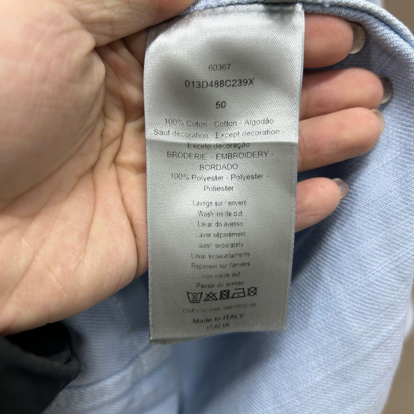 Dior Dior 1947 Logo Denim Jacket Size M Size US M / EU 48-50 / 2 - 5 Thumbnail
