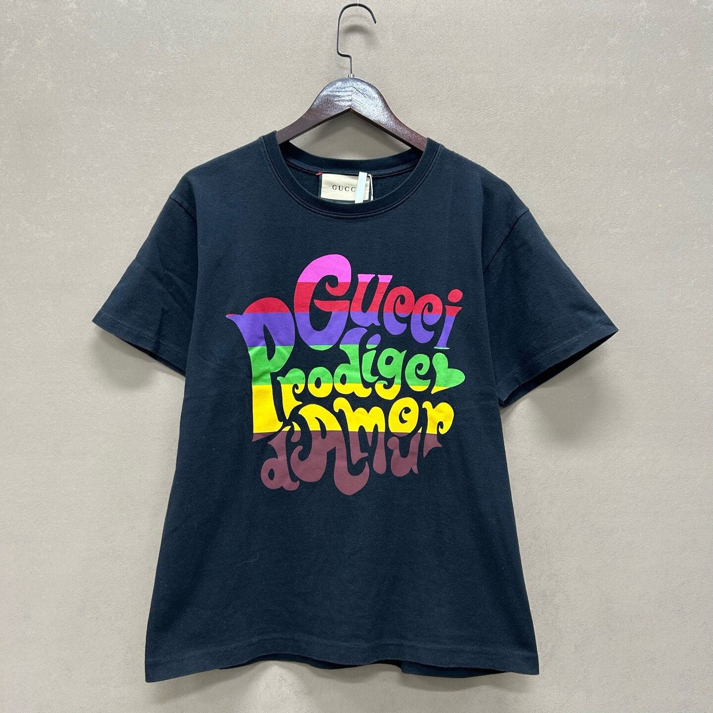 Gucci Gucci Rainbow Logo T-Shirt Size XS Size US XS / EU 42 / 0 - 2 Thumbnail