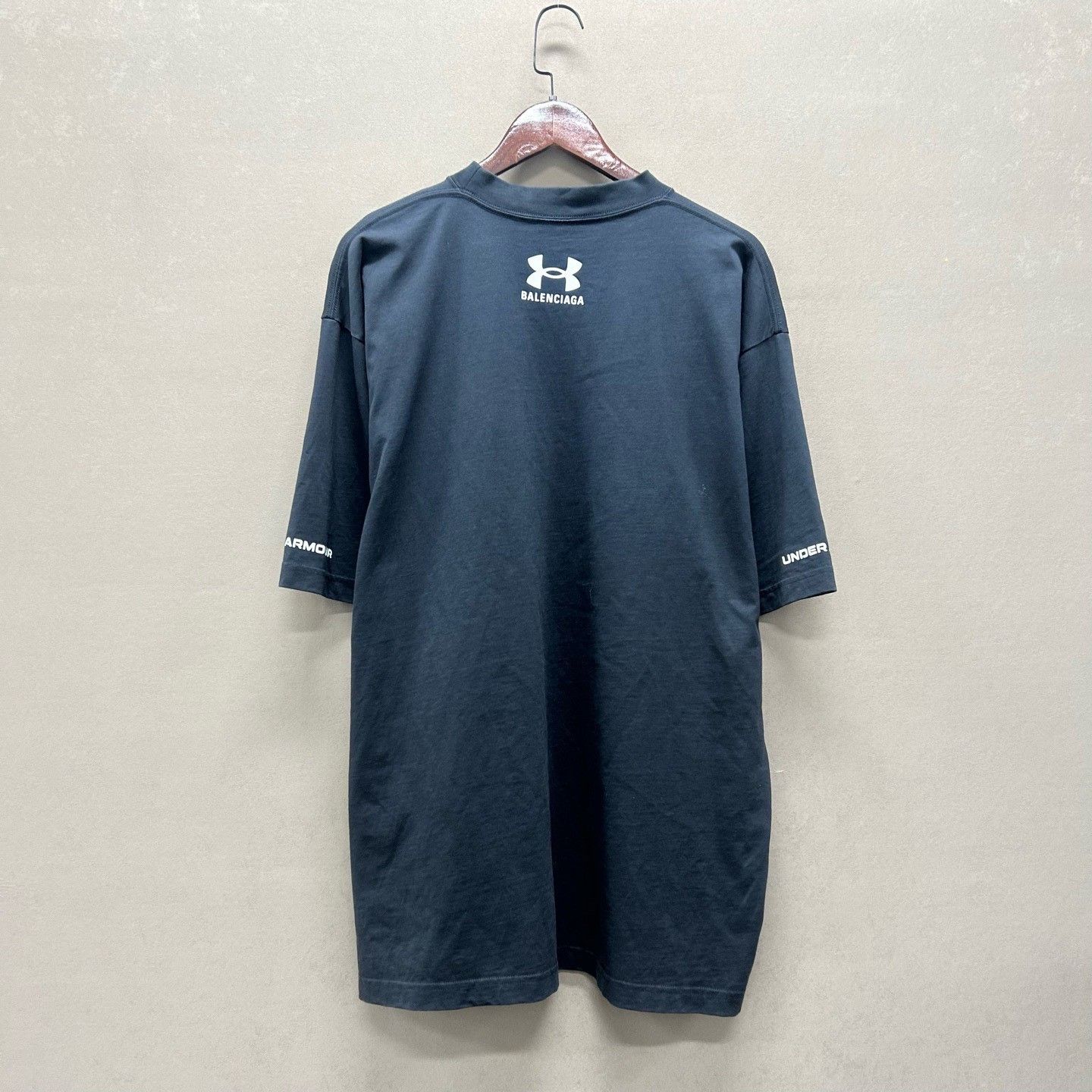 Balenciaga Balenciaga x Under Armour Logo T-Shirt Size L Size US L / EU 52-54 / 3 - 3 Thumbnail