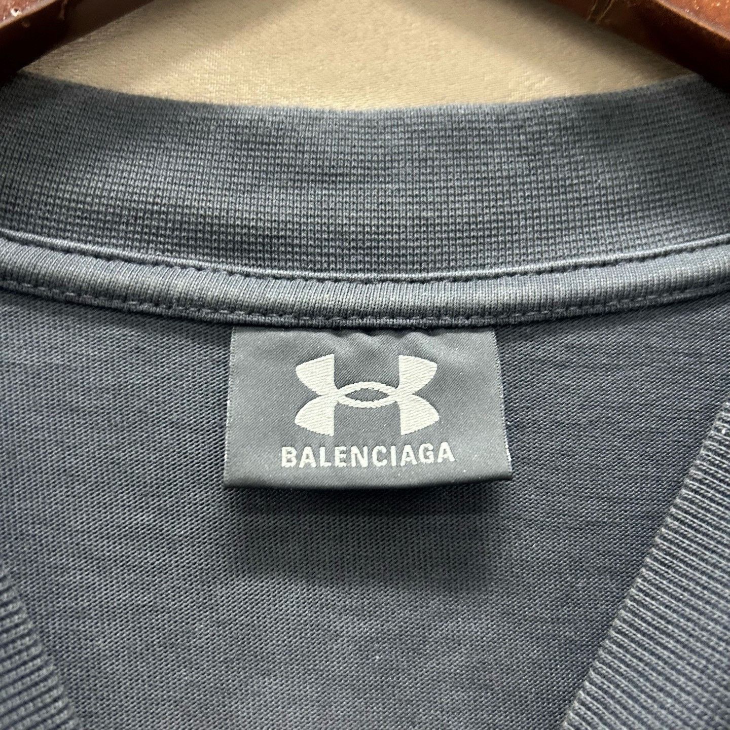 Balenciaga Balenciaga x Under Armour Logo T-Shirt Size L Size US L / EU 52-54 / 3 - 4 Thumbnail