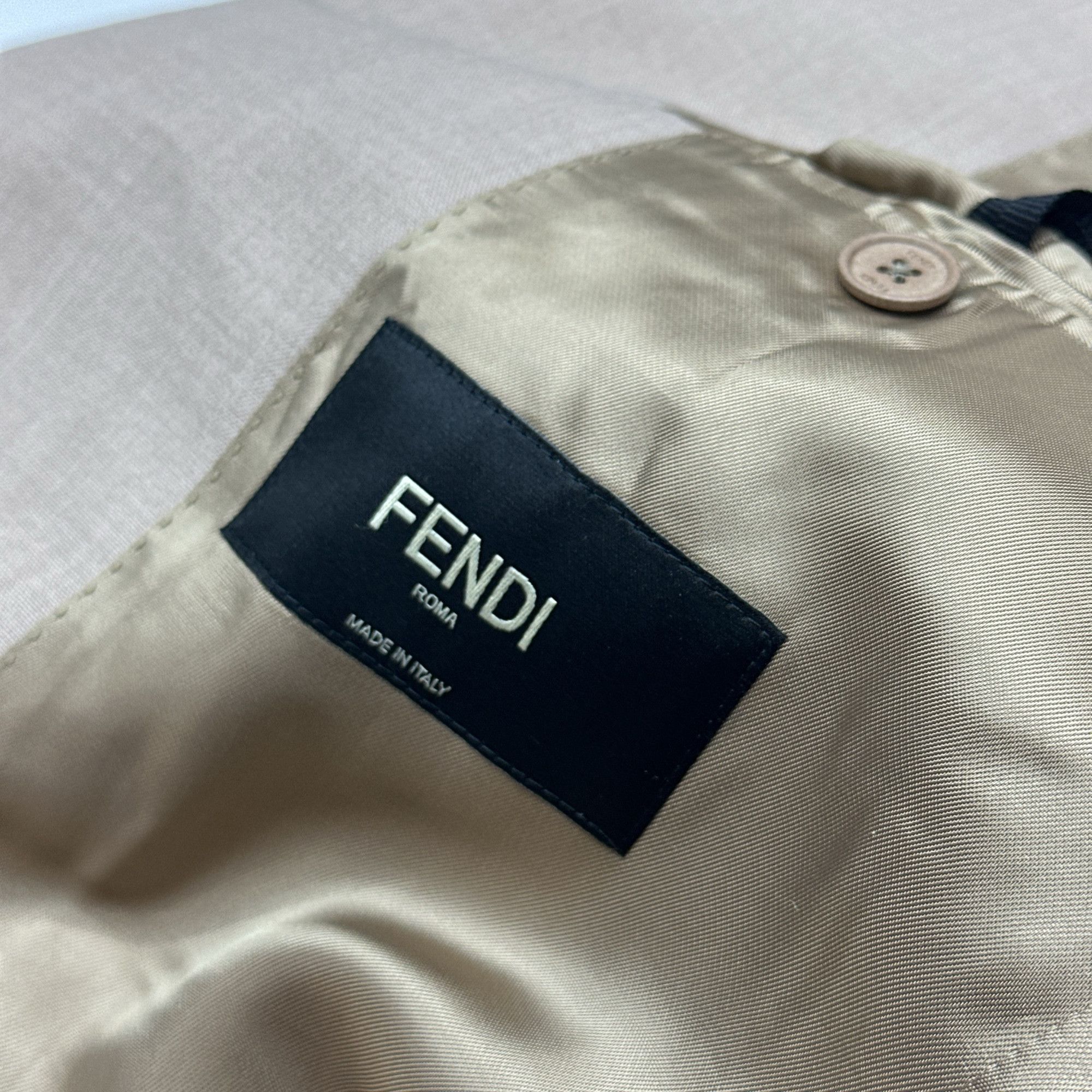 Fendi Fendi Beige Blazer Size 34R Size 34R - 5 Thumbnail