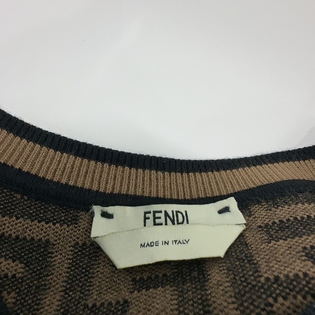 Fendi Fendi Zucca Logo Knit Midi Dress Size IT 40 Size S / US 4 / IT 40 - 4 Thumbnail