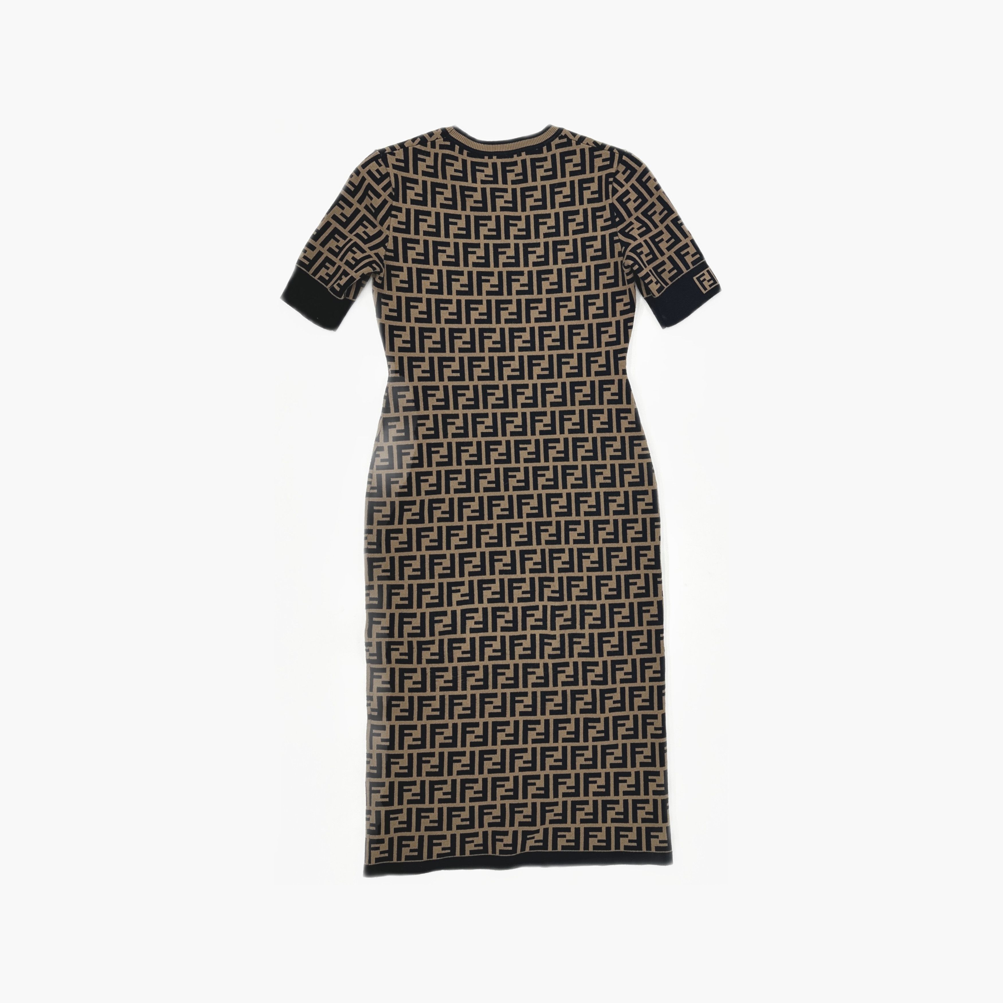 Fendi Fendi Zucca Logo Knit Midi Dress Size IT 40 Size S / US 4 / IT 40 - 2 Thumbnail