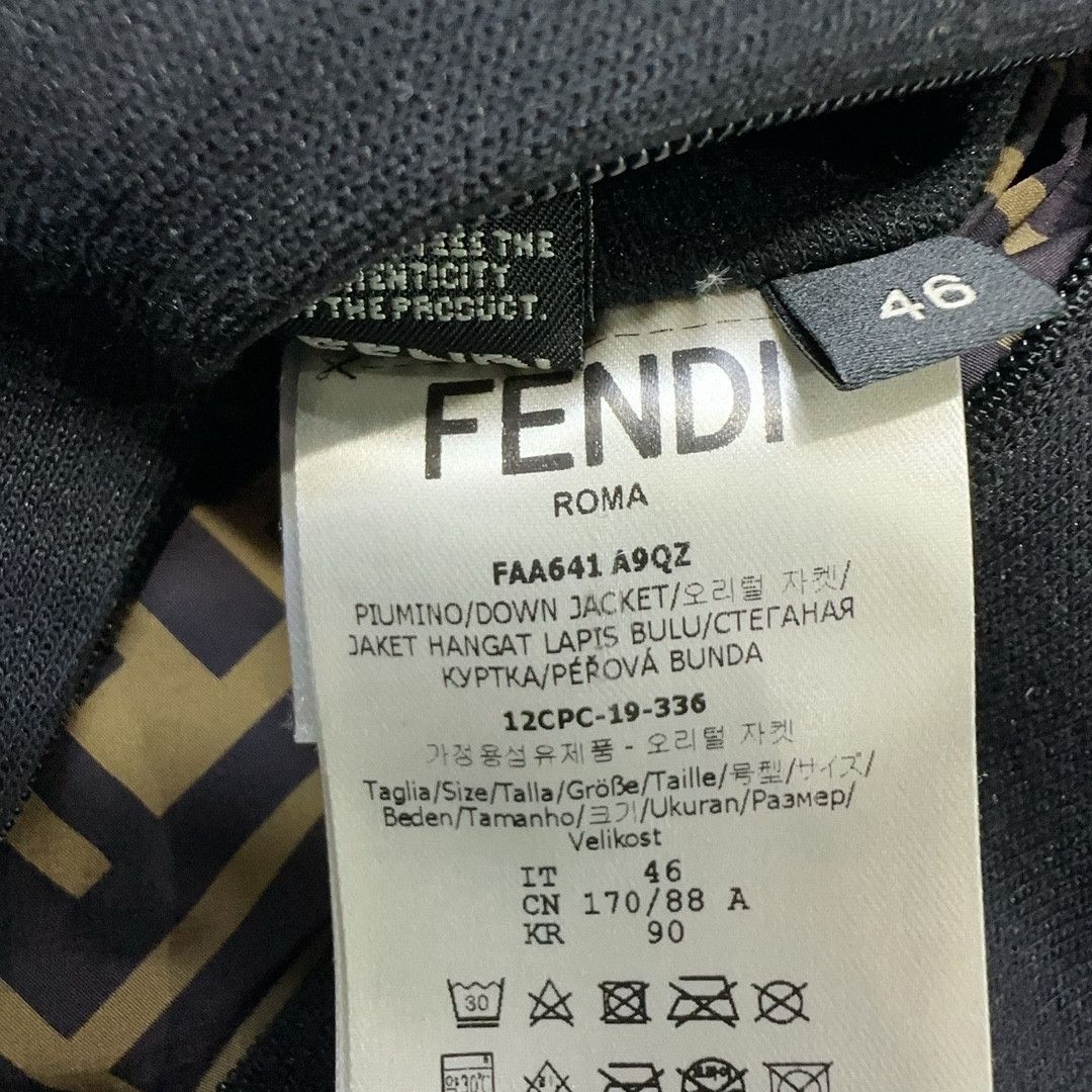 Fendi Fendi FF Logo Hooded Down Jacket Size 46 Size US S / EU 44-46 / 1 - 4 Thumbnail
