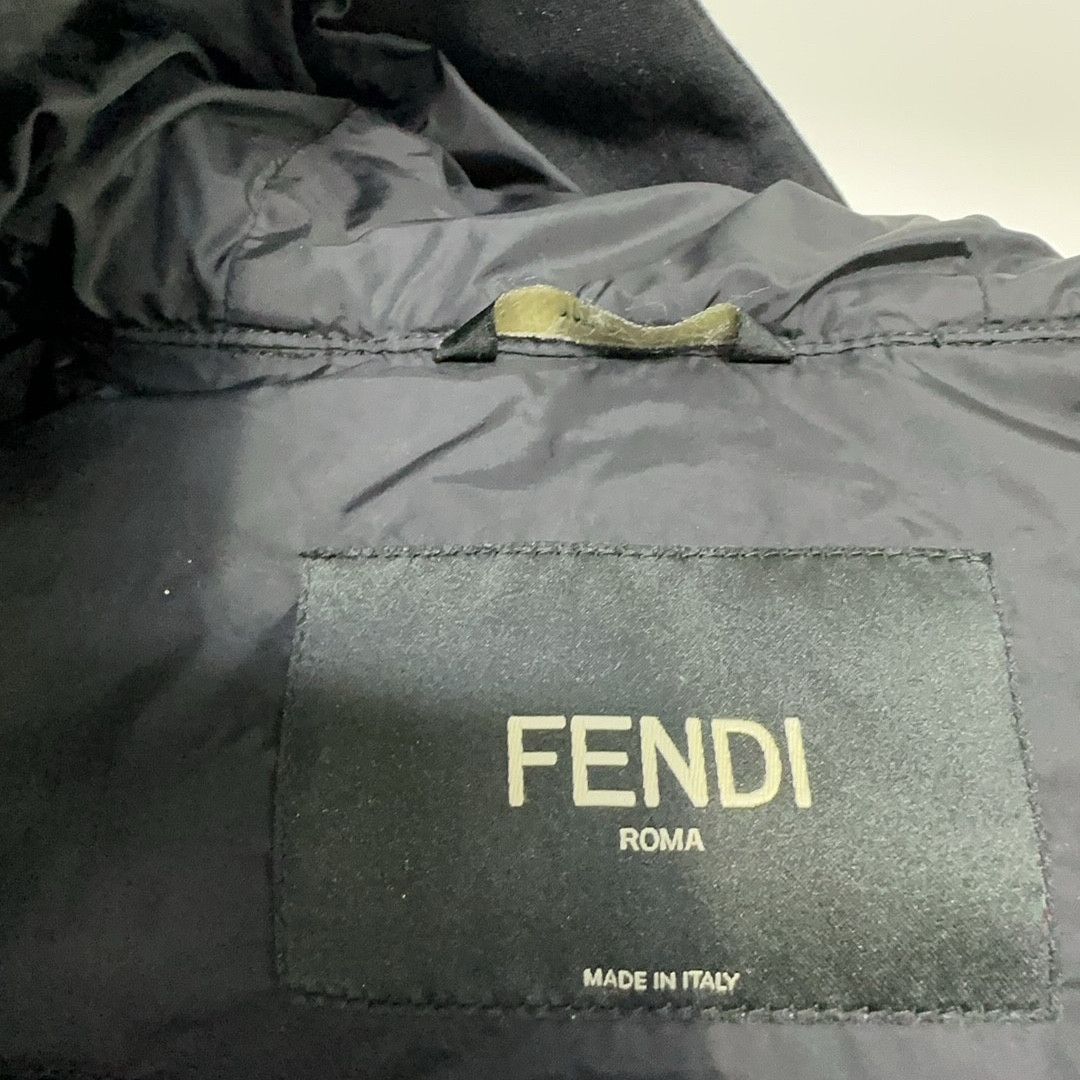 Fendi Fendi FF Logo Hooded Down Jacket Size 46 Size US S / EU 44-46 / 1 - 5 Thumbnail