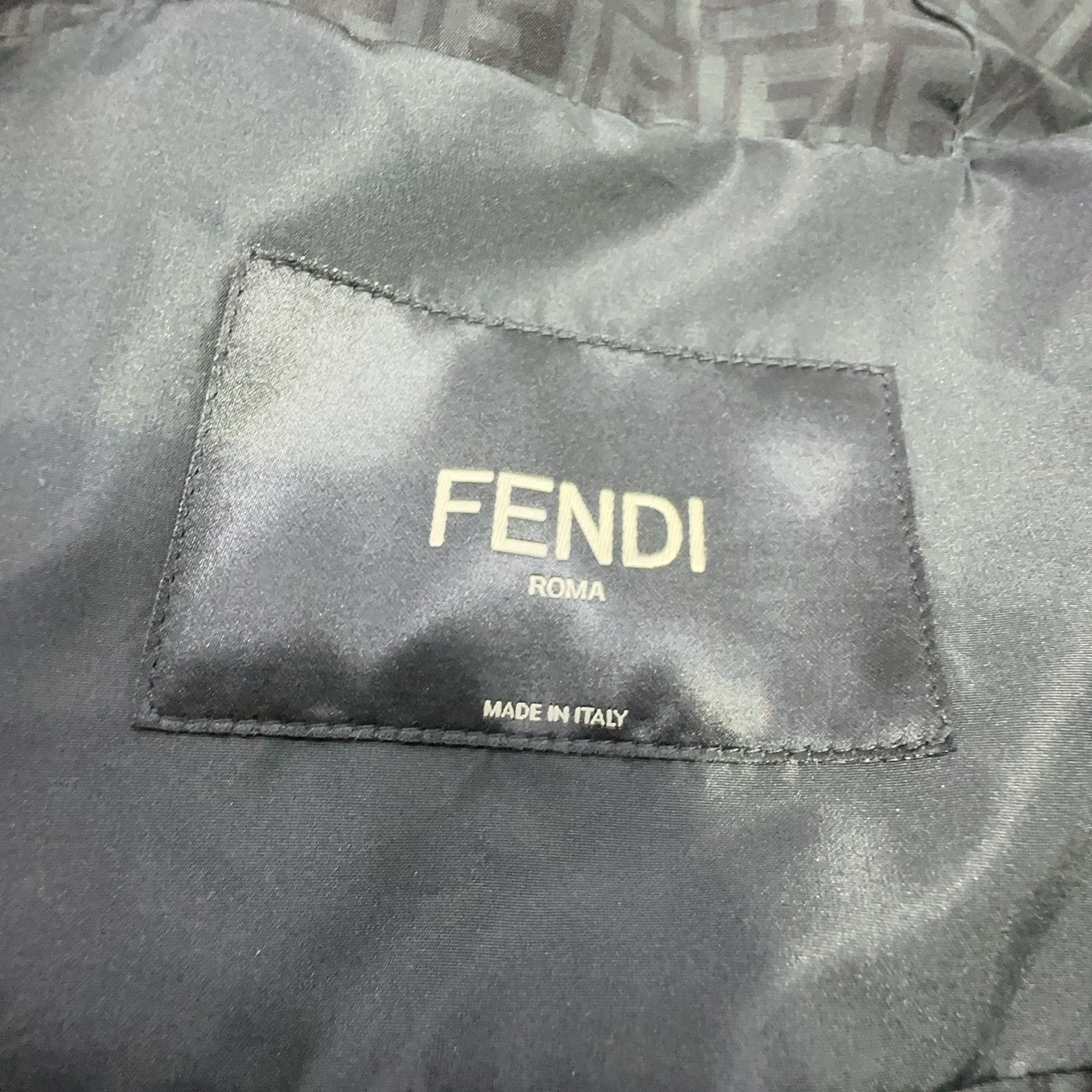 Fendi Fendi Logo Zip-Up Windbreaker Size L Size US L / EU 52-54 / 3 - 4 Thumbnail