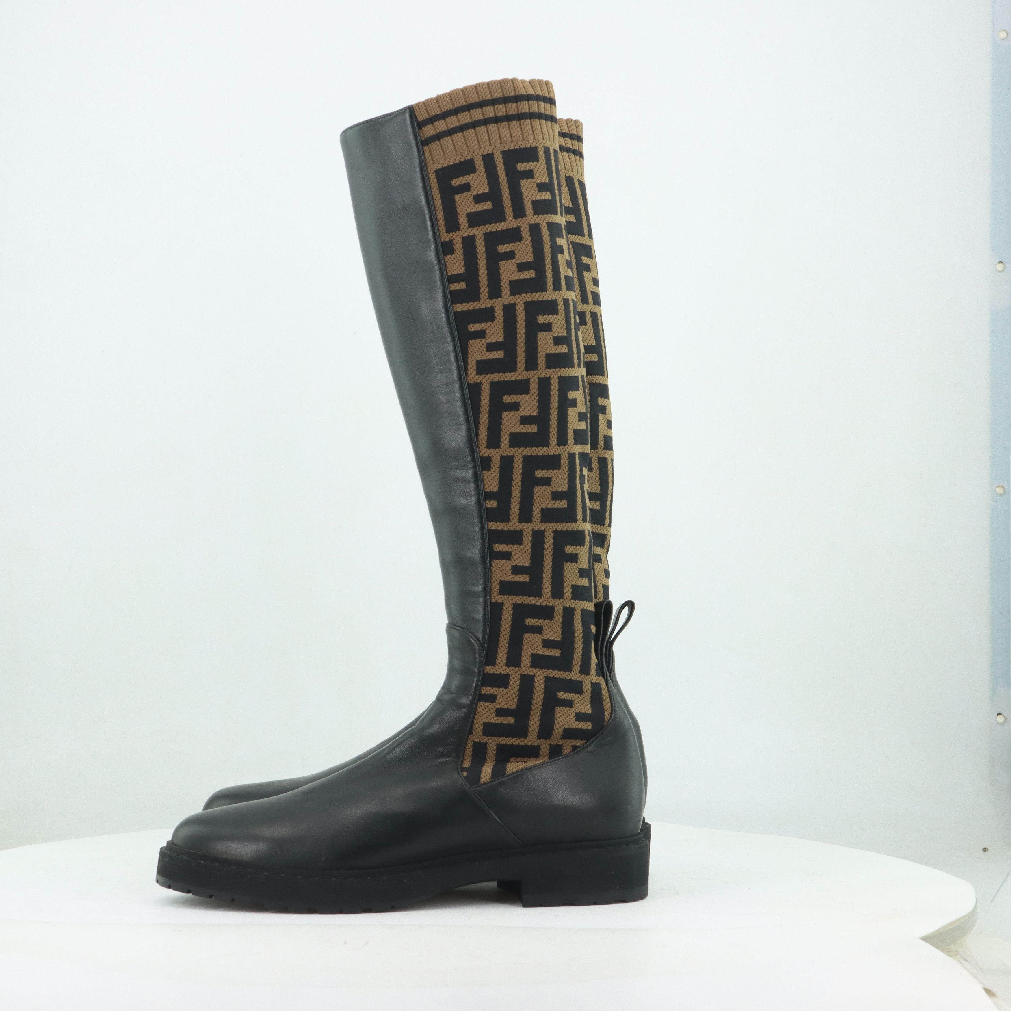 Fendi Fendi FF Monogram Rockoko Boots Size 37 Size US 7 / IT 37 - 2 Thumbnail