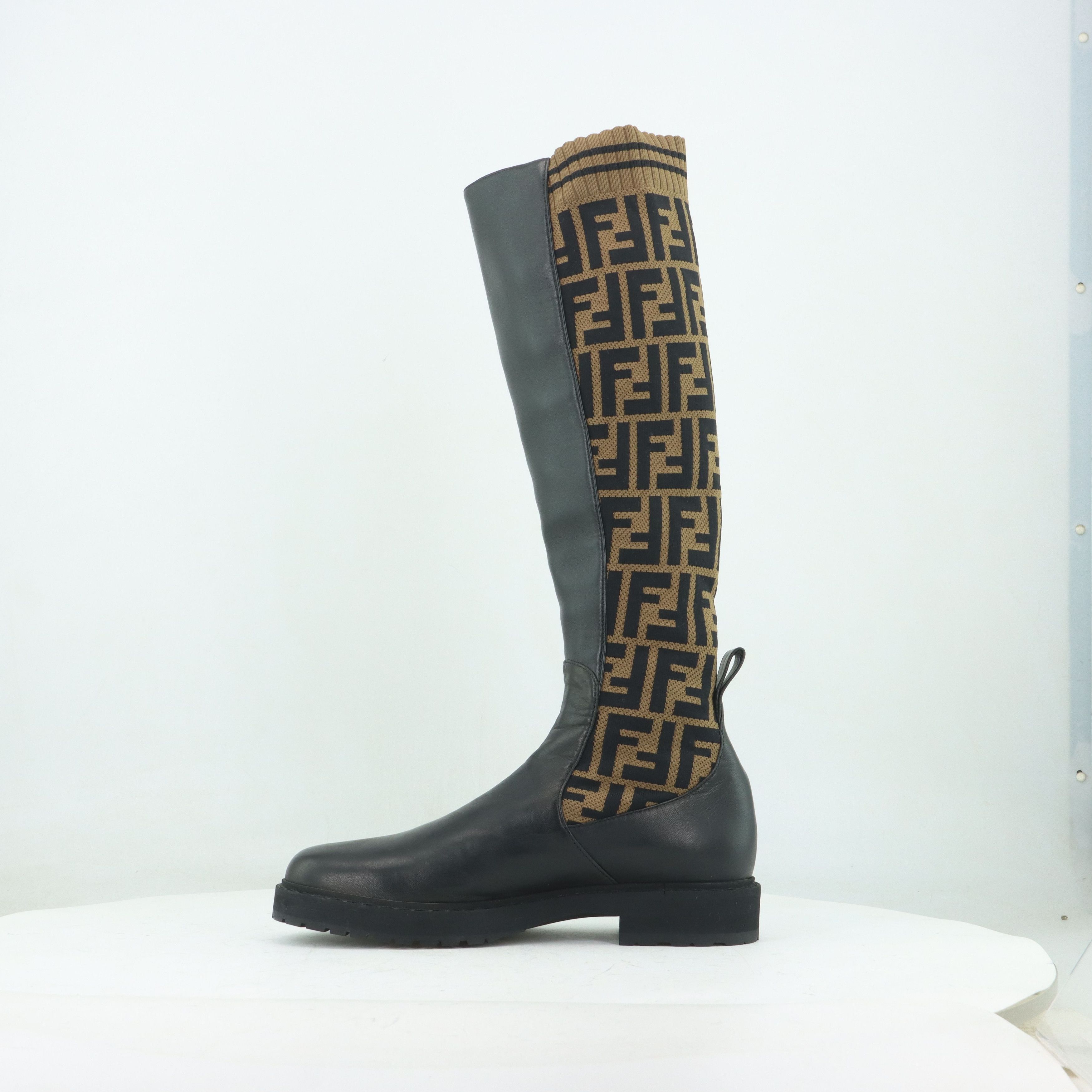 Fendi Fendi FF Monogram Rockoko Boots Size 37 Size US 7 / IT 37 - 6 Thumbnail