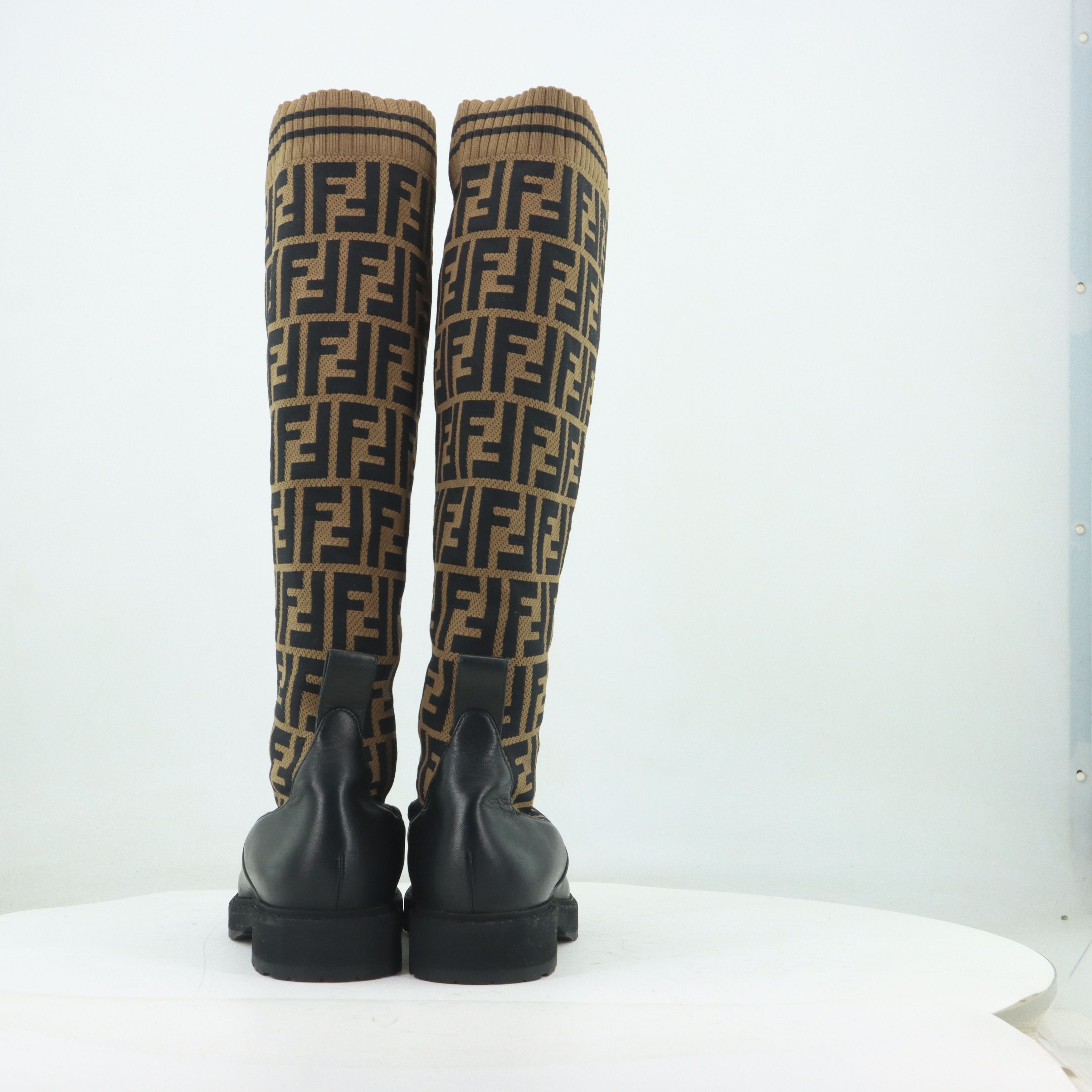 Fendi Fendi FF Monogram Rockoko Boots Size 37 Size US 7 / IT 37 - 5 Thumbnail