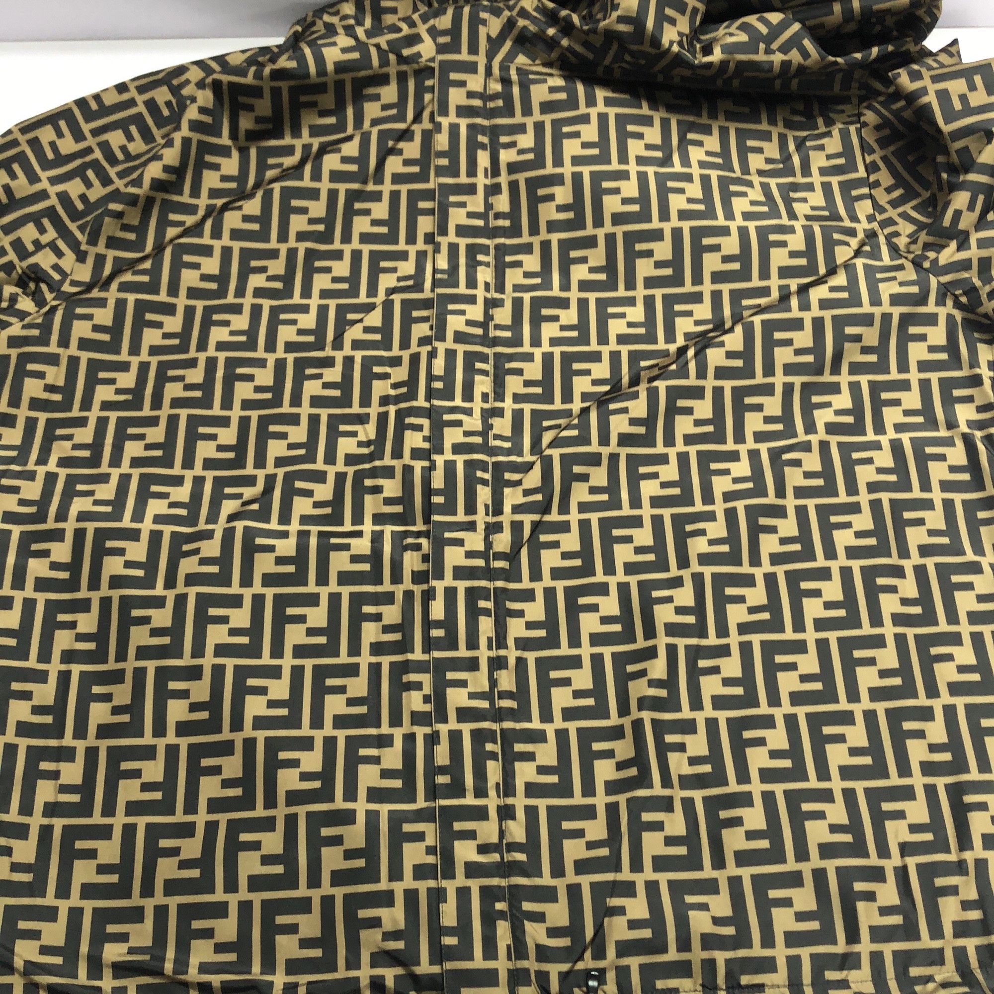 Fendi Fendi FF Logo Reversible Windbreaker Size L Size US L / EU 52-54 / 3 - 8 Thumbnail
