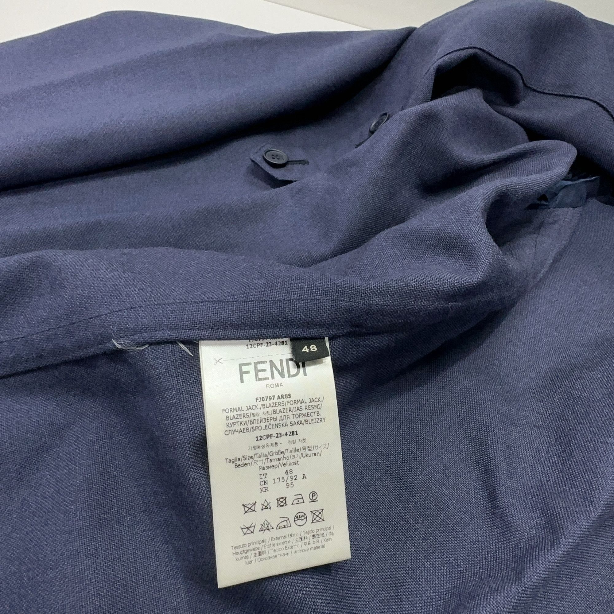 Fendi Fendi Formal Blazer Size 38R Size 38R - 4 Thumbnail
