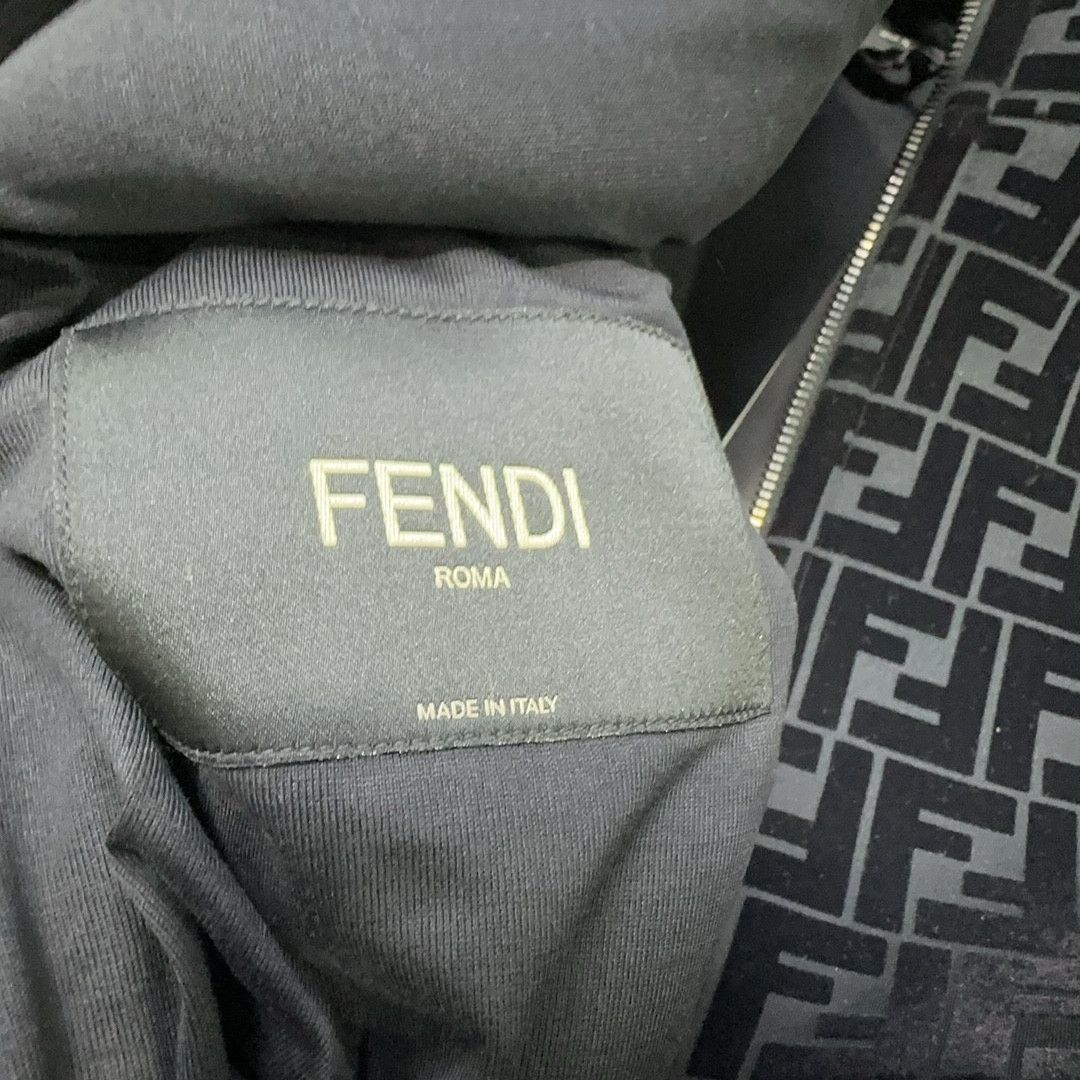 Fendi Fendi FF Logo Zip-Up Light Jacket Size M Size US M / EU 48-50 / 2 - 6 Thumbnail