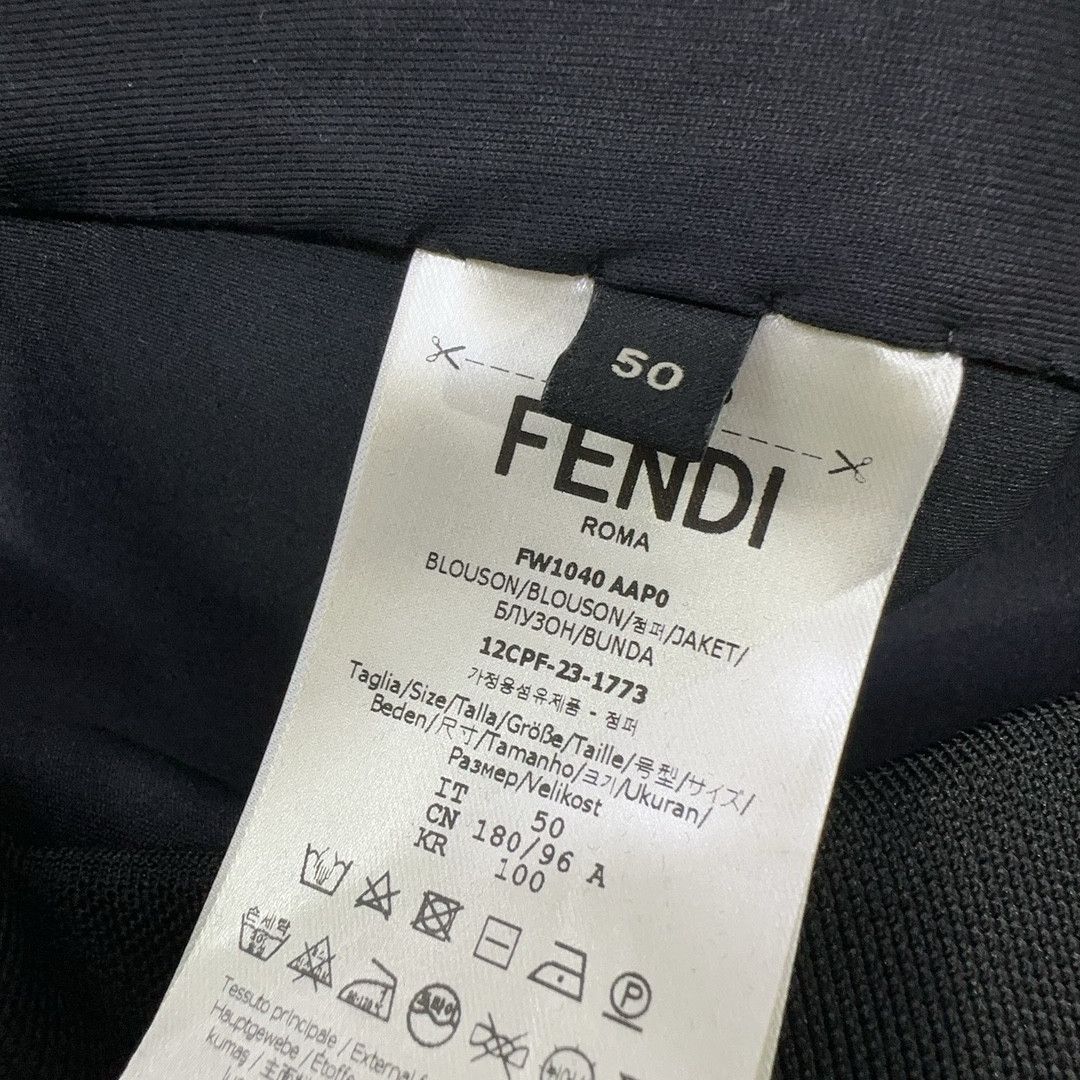 Fendi Fendi FF Logo Zip-Up Light Jacket Size M Size US M / EU 48-50 / 2 - 4 Thumbnail