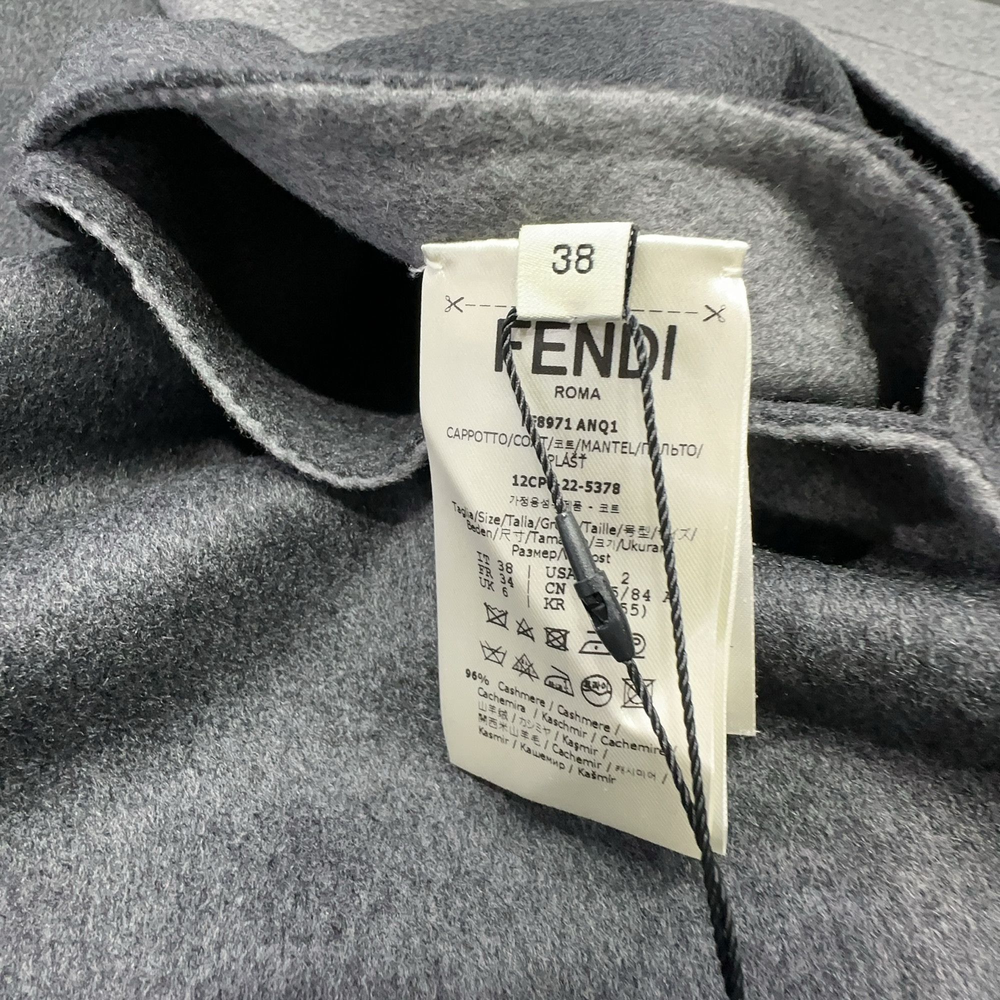 Fendi Fendi Cashmere Double Face Coat Size 38 Size XS / US 0-2 / IT 36-38 - 5 Thumbnail