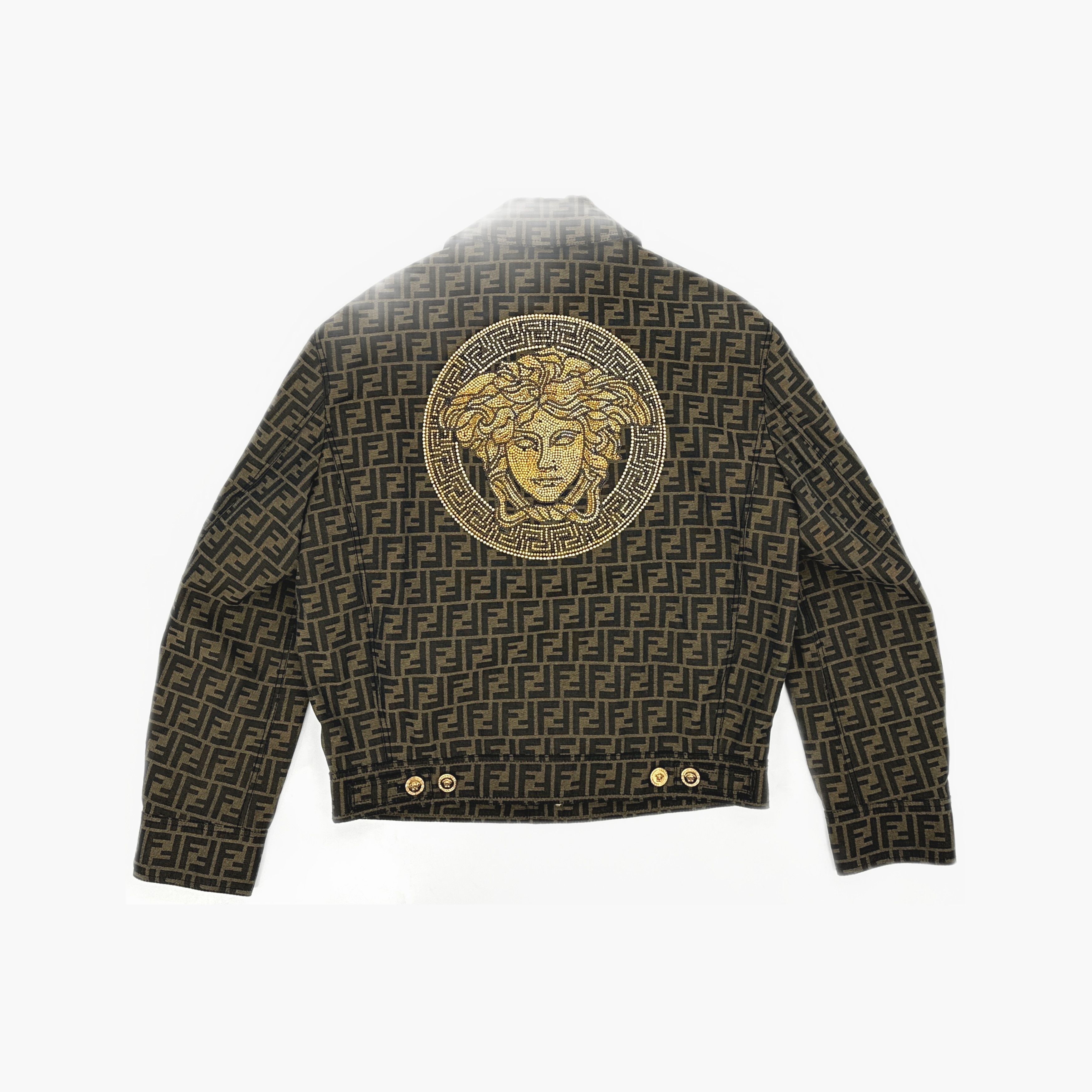 Fendi × Versace Fendi x Versace FF Logo Jacket Size S Size US S / EU 44-46 / 1 - 2 Thumbnail