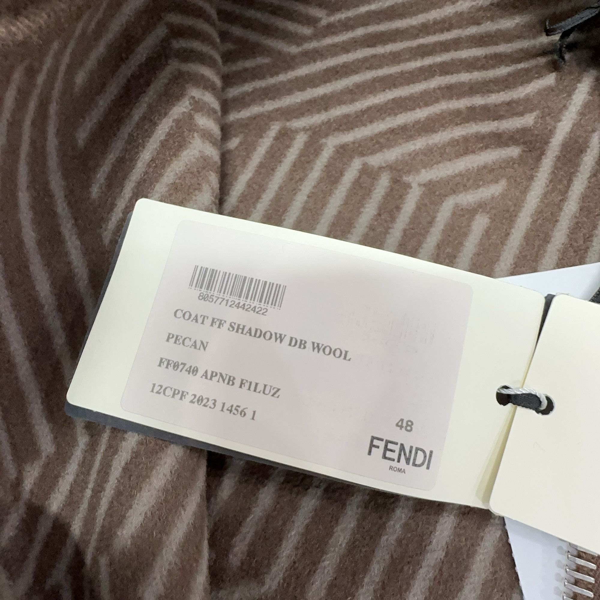 Fendi Fendi FF Shadow Wool Coat Size M Size US M / EU 48-50 / 2 - 3 Thumbnail
